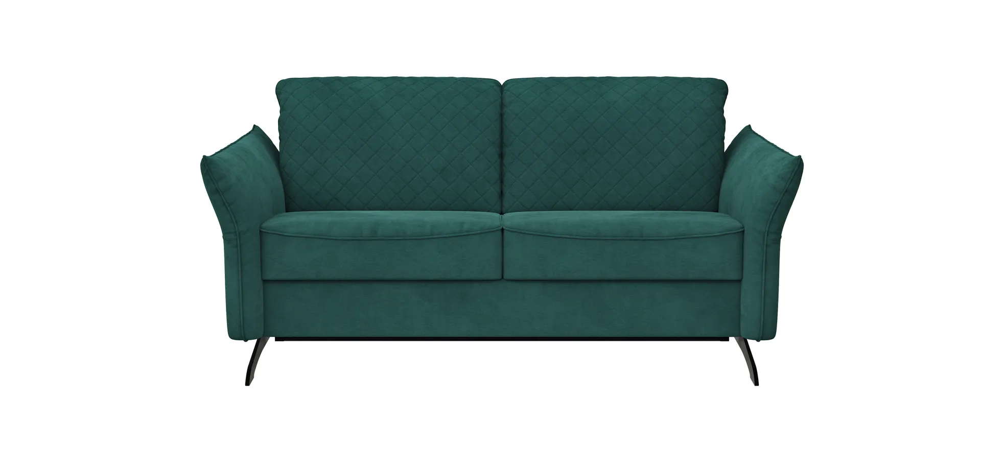 Sofa Melida - 2,5-Sitzer inkl. Schlaffunktion, Stoff, Smaragd 1051681
