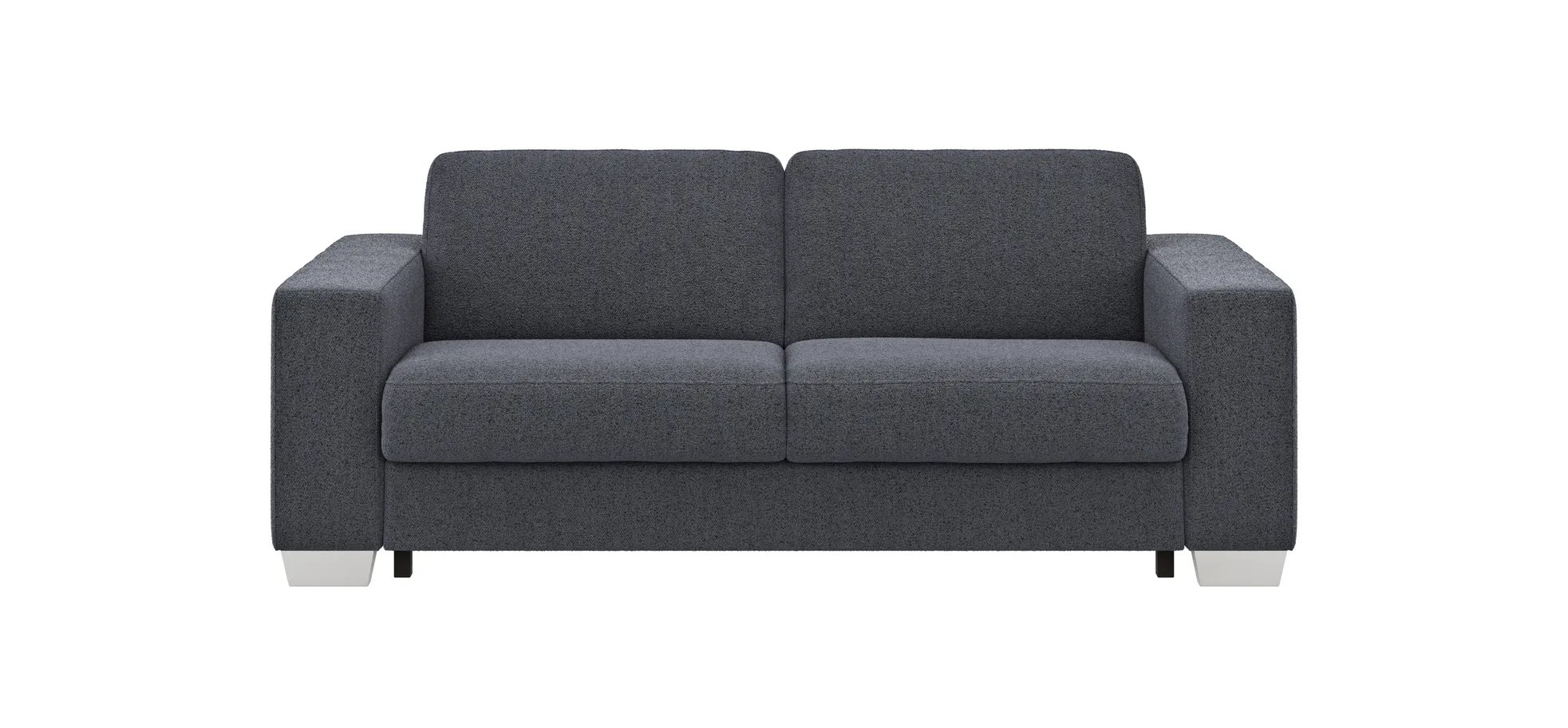 Sofa Nuoro - 2,5-Sitzer inkl. Schlaffunktion, Armlehne breit, Stoff, Eisblau 109142