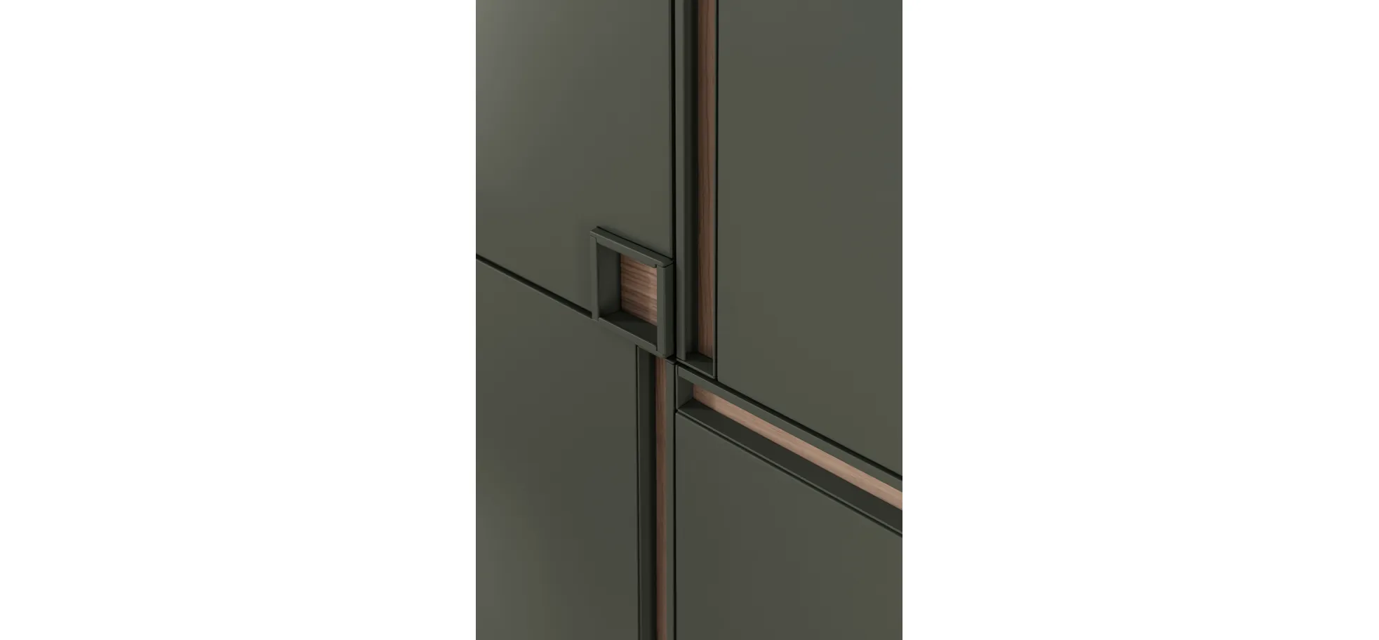 Highboard Venzone - BHT ca. 109x148x41 cm, Lack, Jade