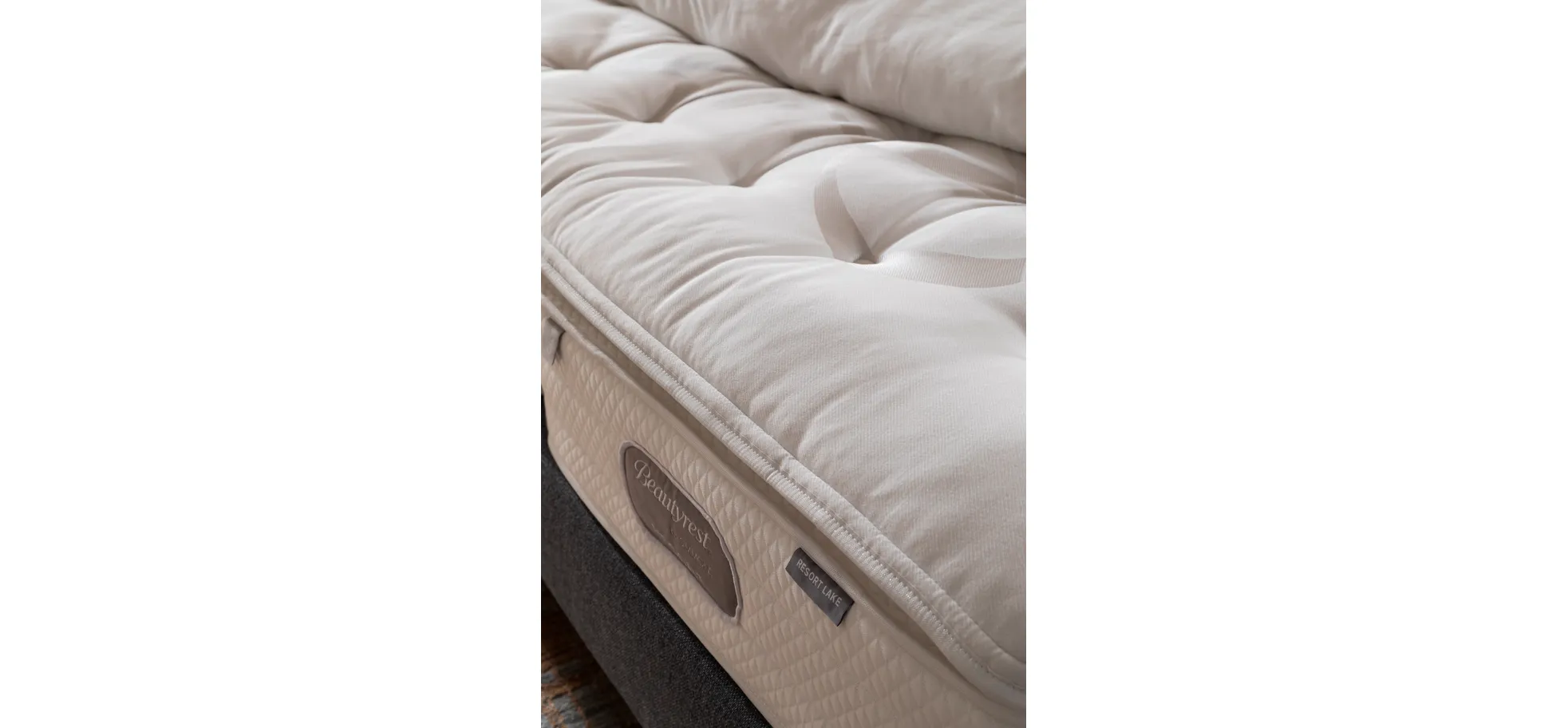 Boxspringbett Navelli 1 - Liegefläche ca. 180x200 cm, Stoff, Grau