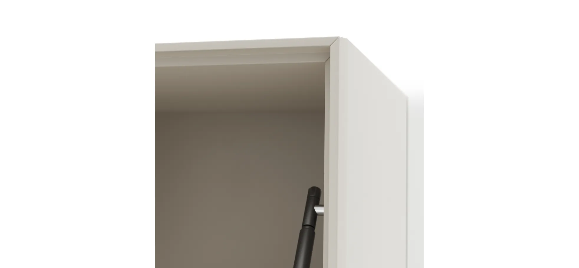 Sideboard Colore - B ca. 200 cm, Lack, Weiß