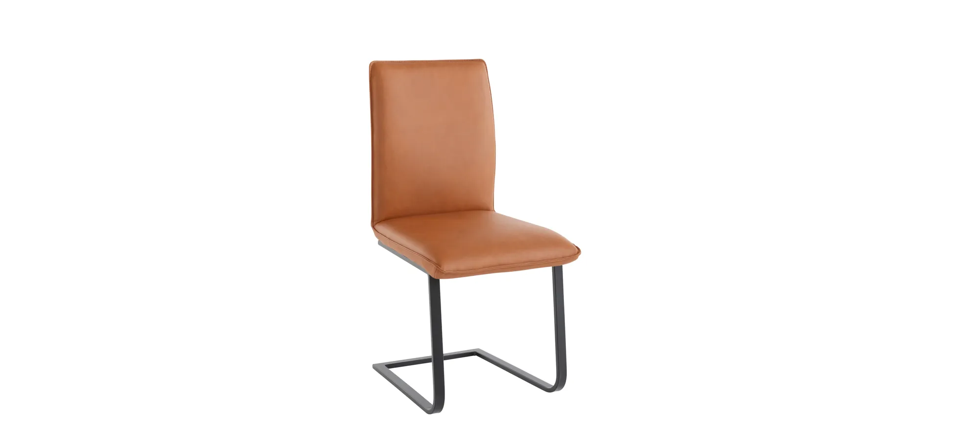 Freischwinger Elda - Leder, Cognac 146163