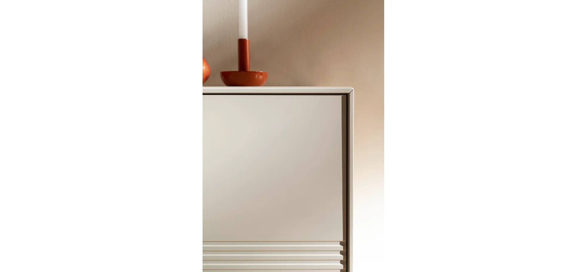 Sideboard Colore - B ca. 200 cm, Lack, Weiß