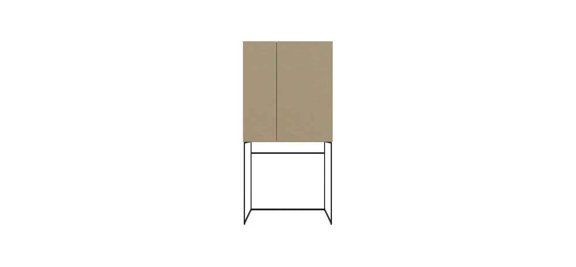 Barschrank 3900 - Lack matt, Goldfarben