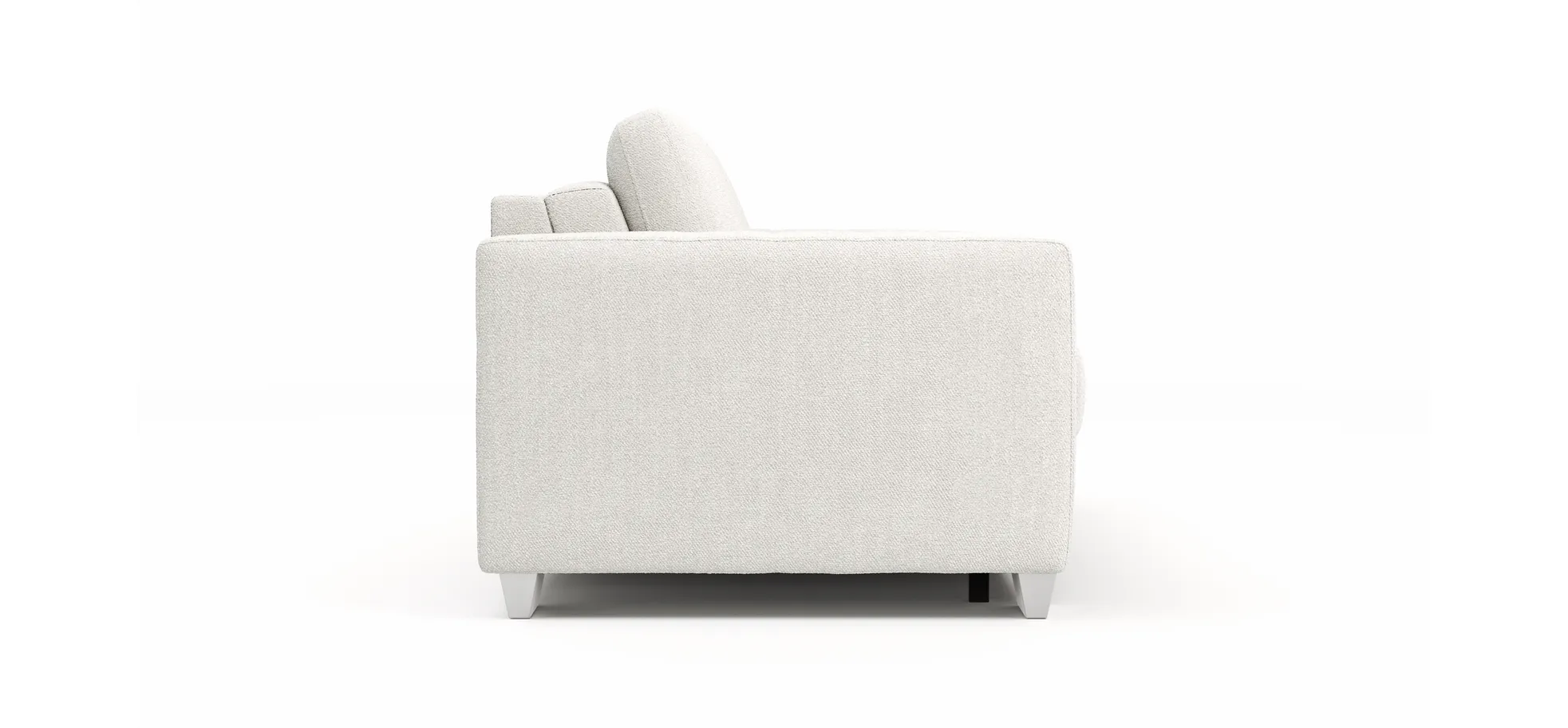 Sofa Nuoro - 2,5-Sitzer inkl. Schlaffunktion, Armlehne breit, Stoff, Natur