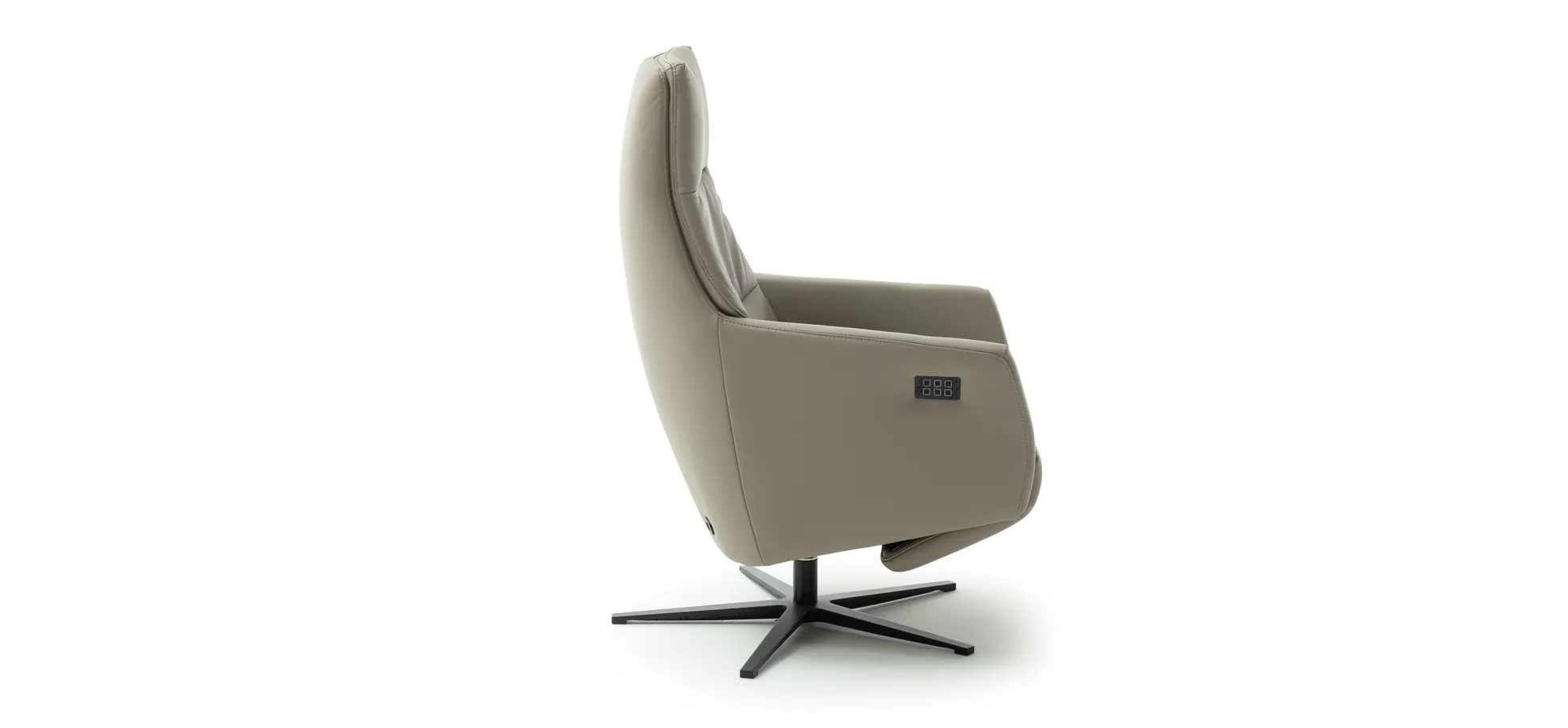 Sessel Possitano - motor. Relaxfunktion mit Herz-Waage-Funktion, Leder, Beige