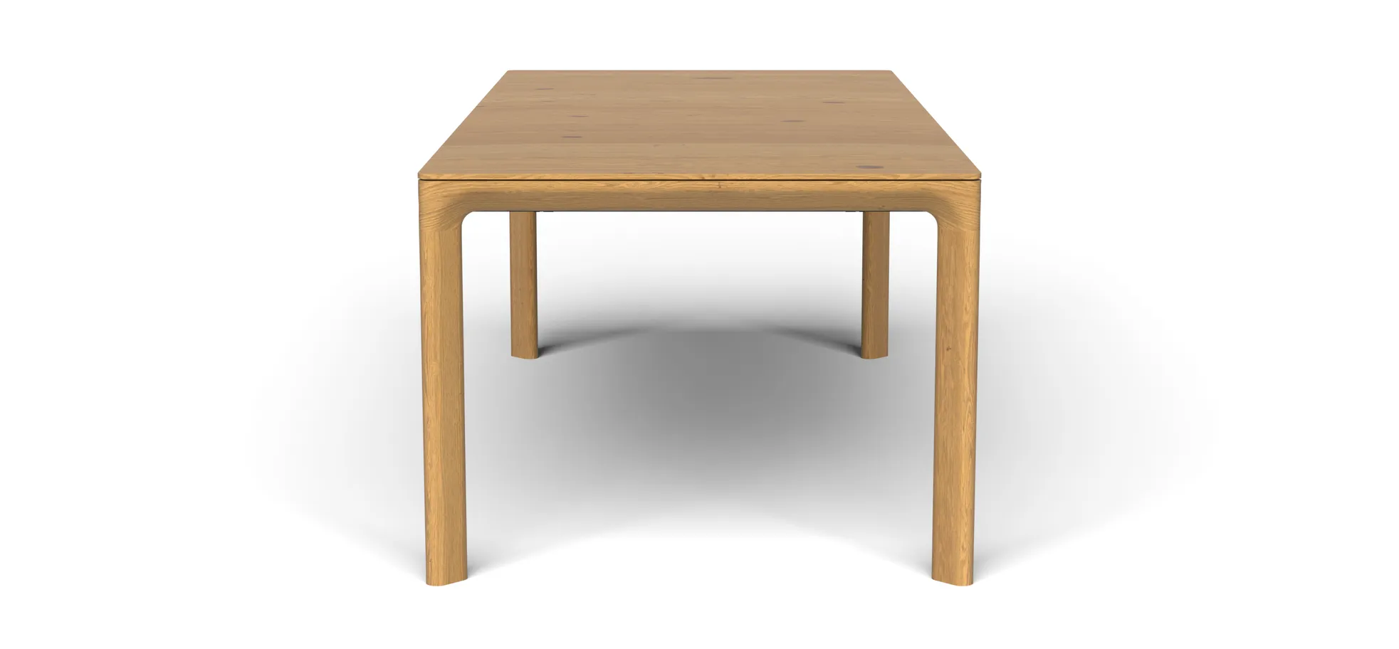 Esstisch 3400 - ausziehbar, LB ca. 220x100cm, Asteiche massiv