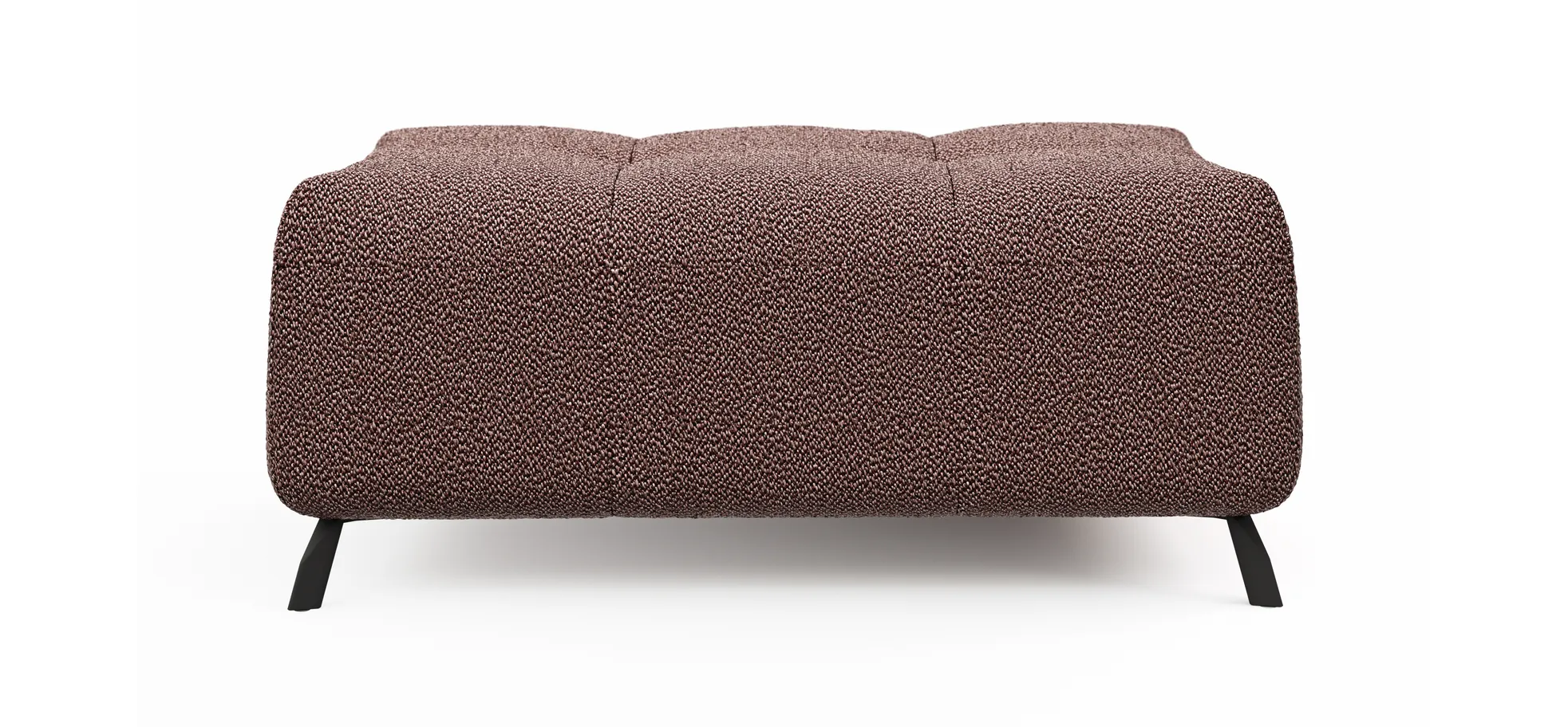 Hocker Comodo - Stoff, Pfirsich