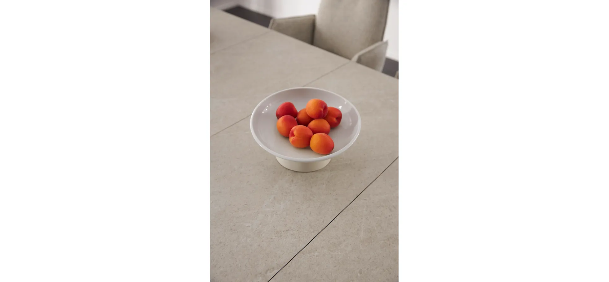 Esstisch Dinner - ausziehbar, LB ca. 160x 90 cm, HPL, Sand