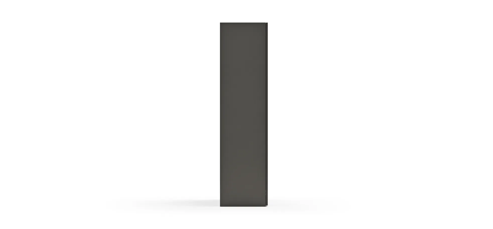 Drehtürenschrank Loretto - B ca. 254 cm, Melamin matt, Anthrazit