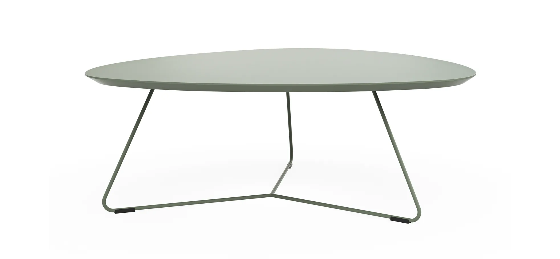 Couchtisch Fano - LBH ca. 87x78x33 cm, Fenix, Olivgrün 3027542