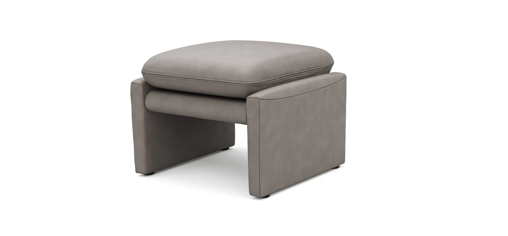 Hocker Tenero - inkl. Sitzhöhe verstellbar, Stoff, Grau