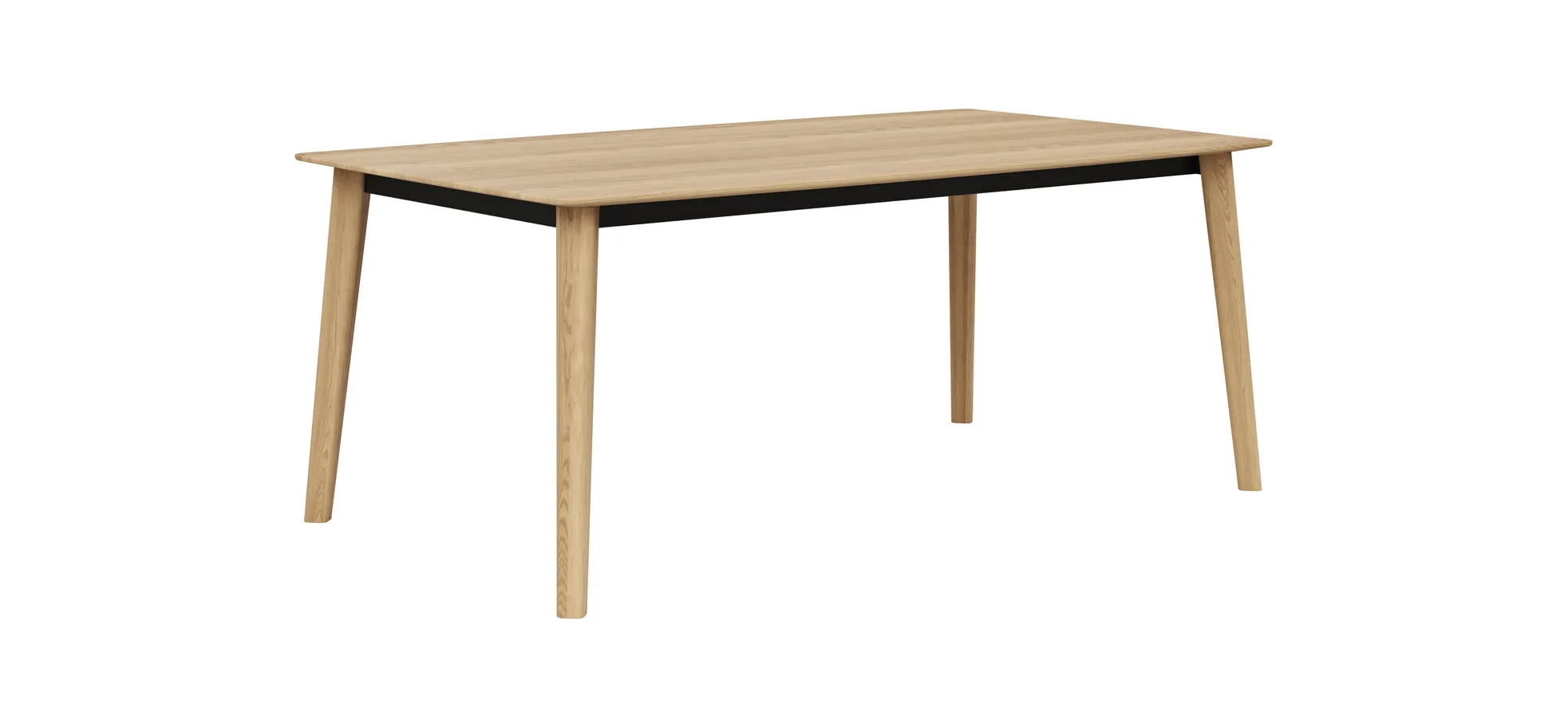 Esstisch Saltino - LB ca. 180x100 cm, Eiche massiv 110032