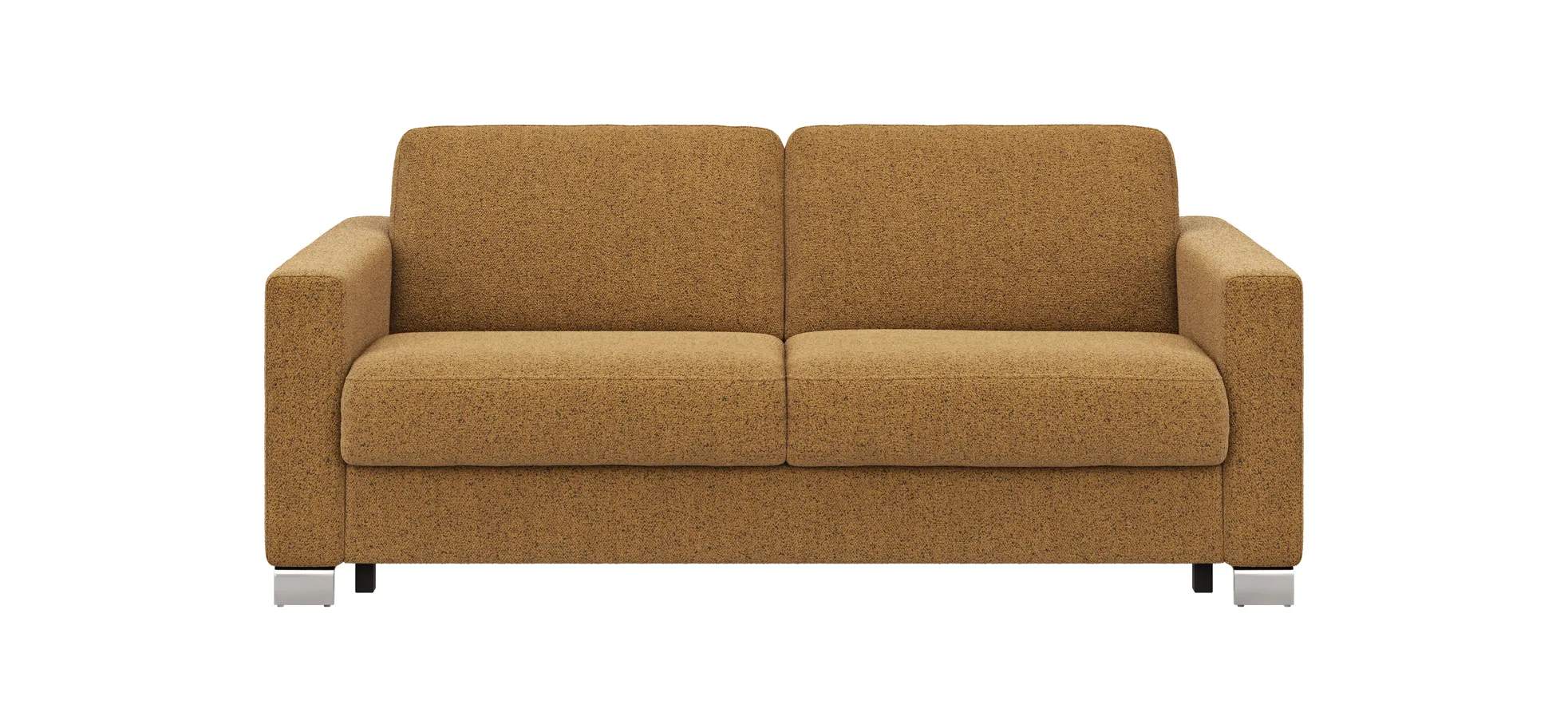 Sofa Nuoro - 2,5-Sitzer inkl. Schlaffunktion, Armlehne 1, Stoff, Cognac 108104