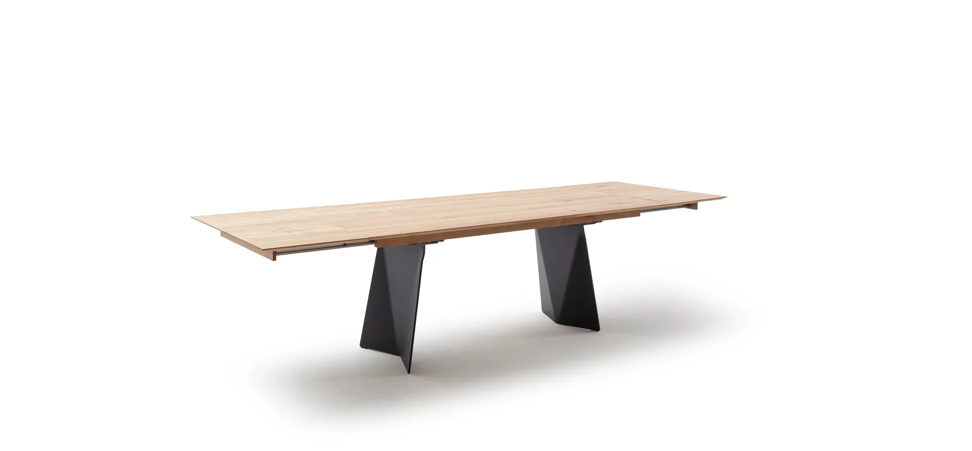 Esstisch 3100 - LB ca. 200x100 cm, ausziehbar, Asteiche massiv, Geölt, 