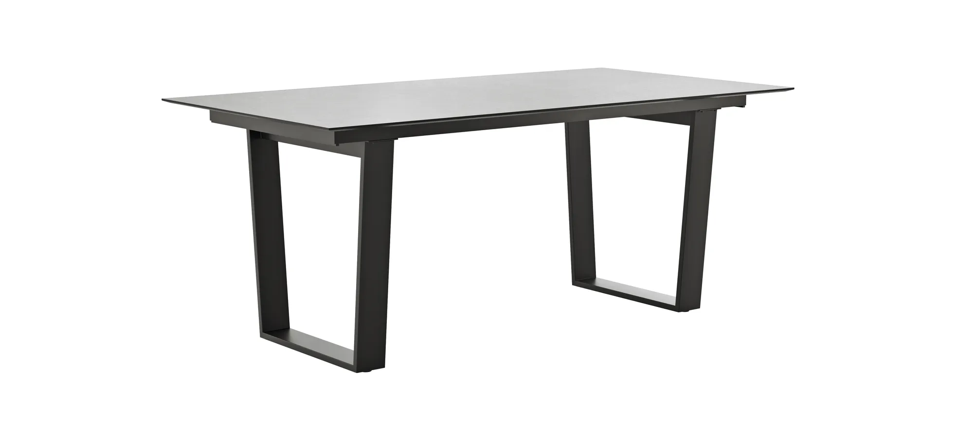 Esstisch Dinner - LB ca. 180x95 cm, Kunststoff, Hellgrau 106239