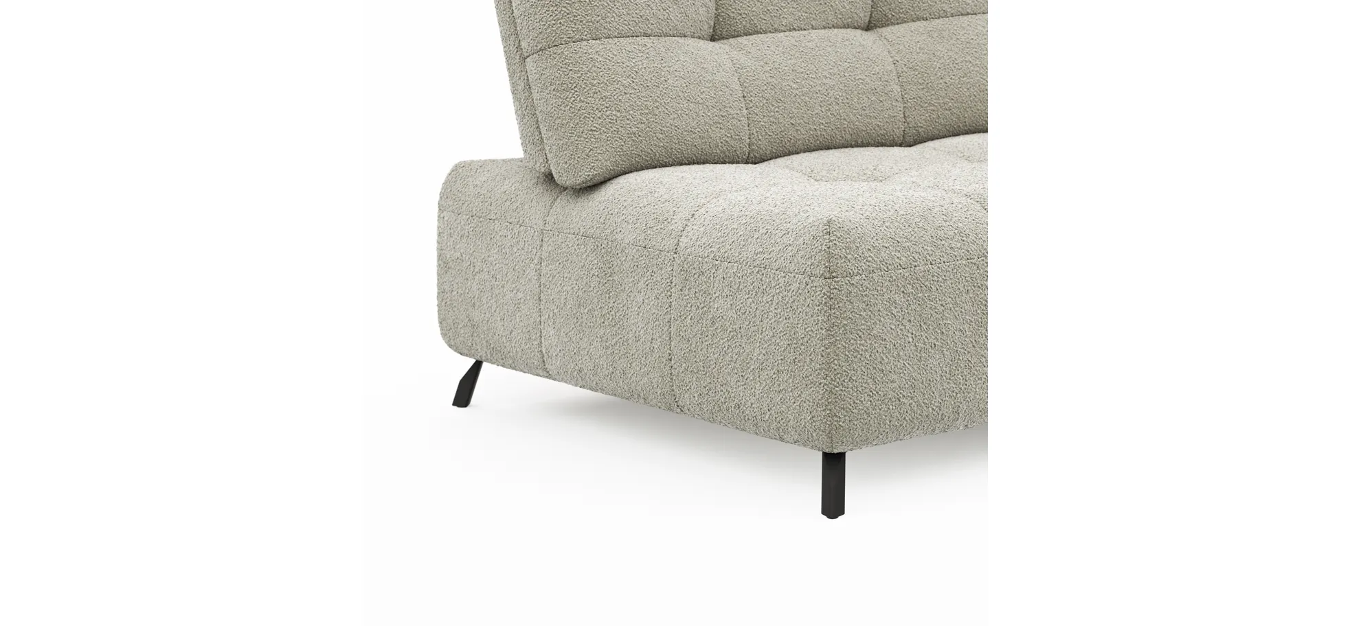 Sessel Comodo - 1-Sitzer, Stoff, Offwhite