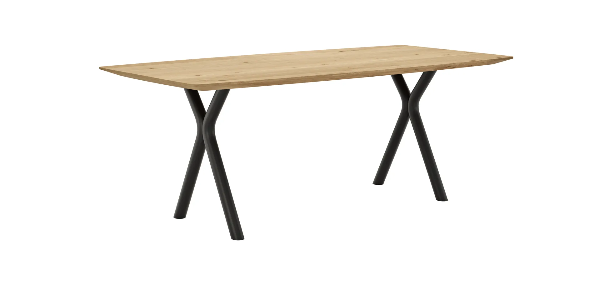 Esstisch 3150 - LB ca. 200x100 cm, Eiche massiv geölt 103290