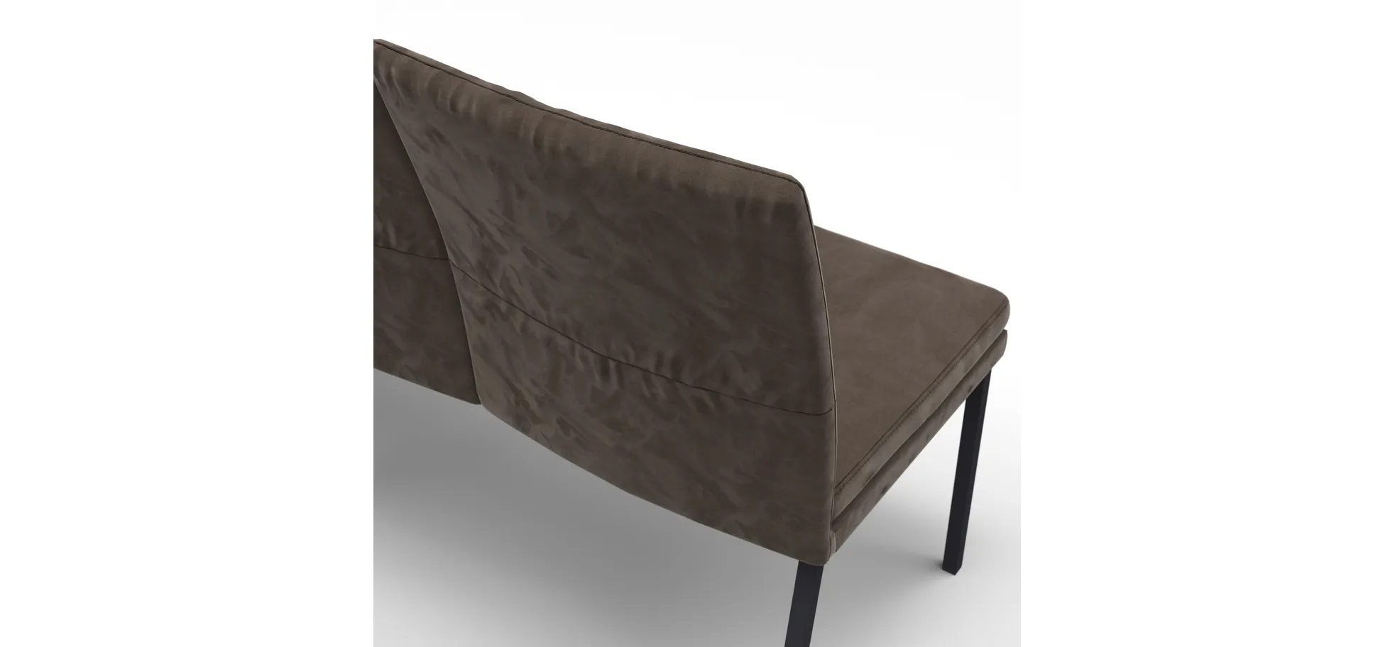 Polsterbank Salamanca - Breite ca. 200 cm, Stoff, Olive