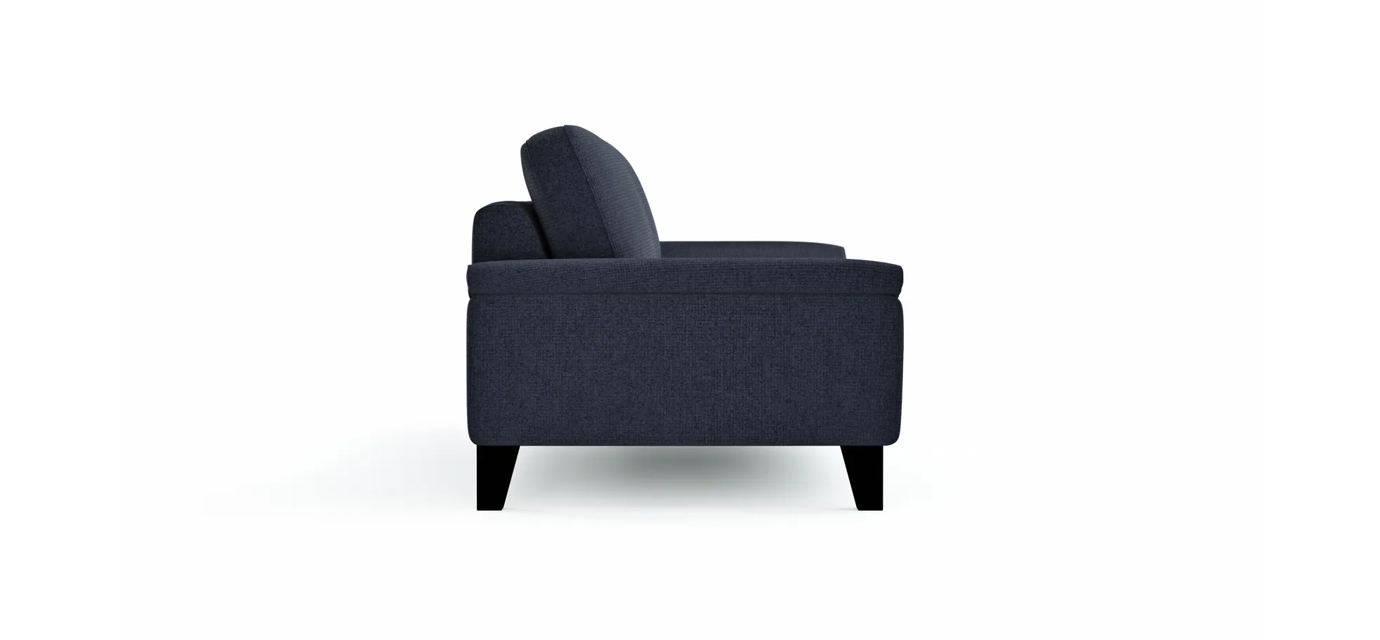 Sofa Oviedo - 3-Sitzer, Stoff, Dunkelblau