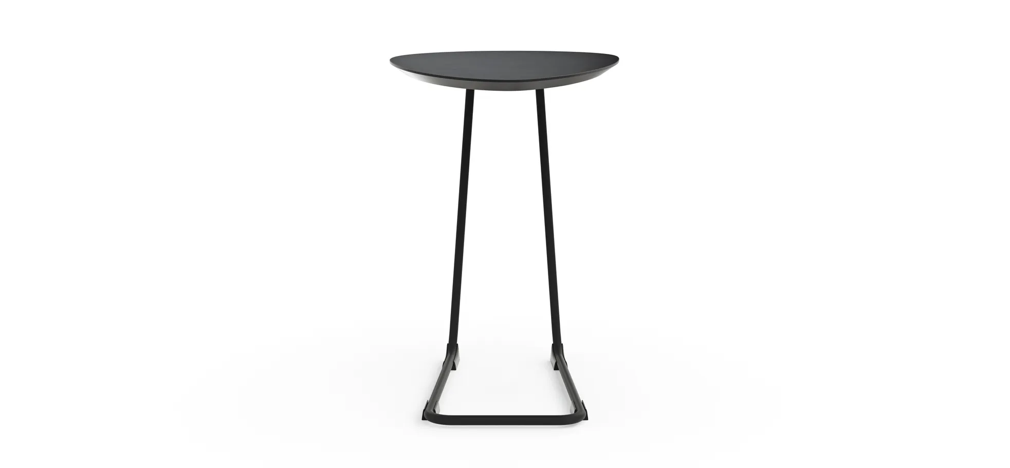 Sofatisch Fano - LBH ca. 57x39x54 cm, Fenix, Schwarz