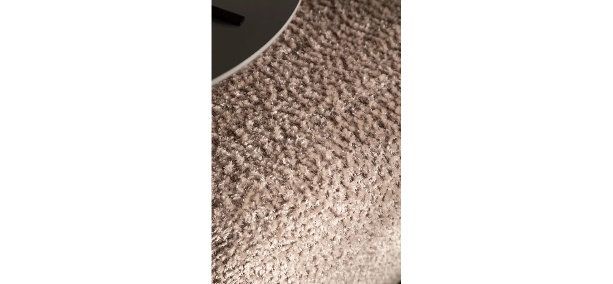Trapezsofa Motone - Ecke links mit 2-Sitzer, Stoff, Beige