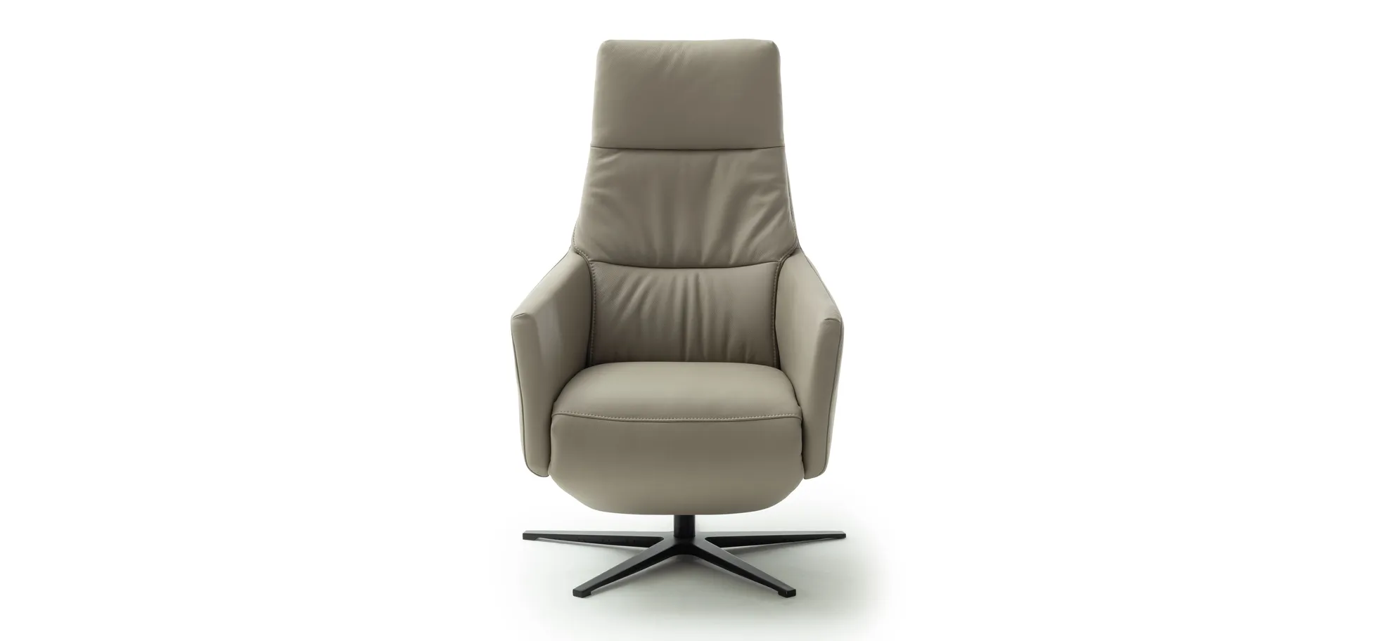 Sessel Possitano - motor. Relaxfunktion mit Herz-Waage-Funktion, Leder, Beige