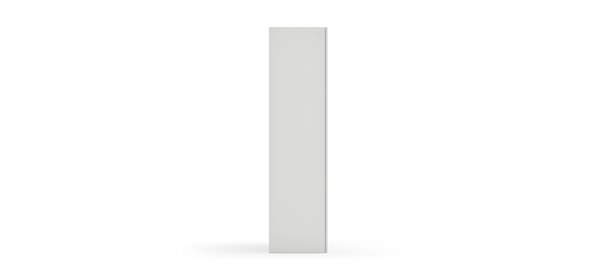 Drehtürenschrank Loretto - B ca. 280 cm, Melamin matt, Weiß