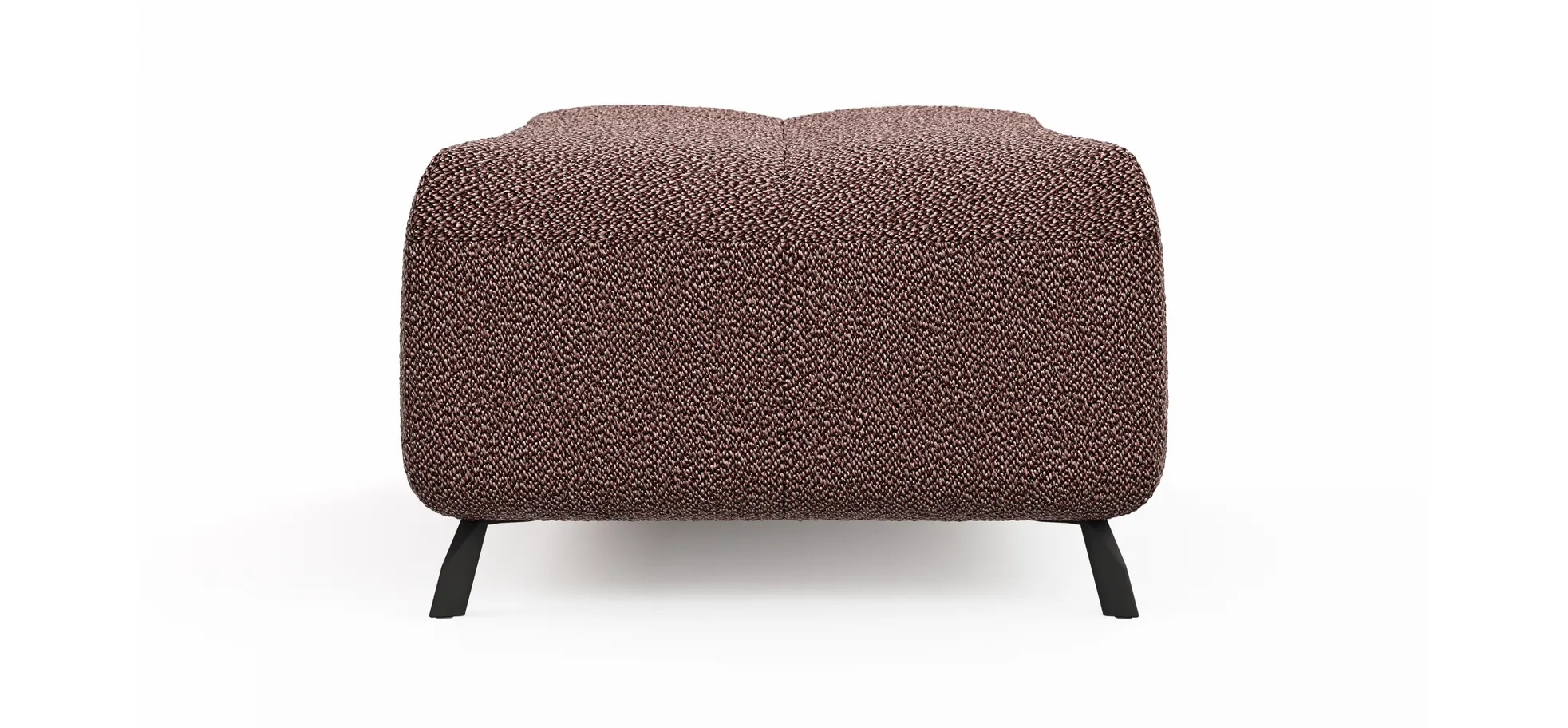 Hocker Comodo - Stoff, Pfirsich