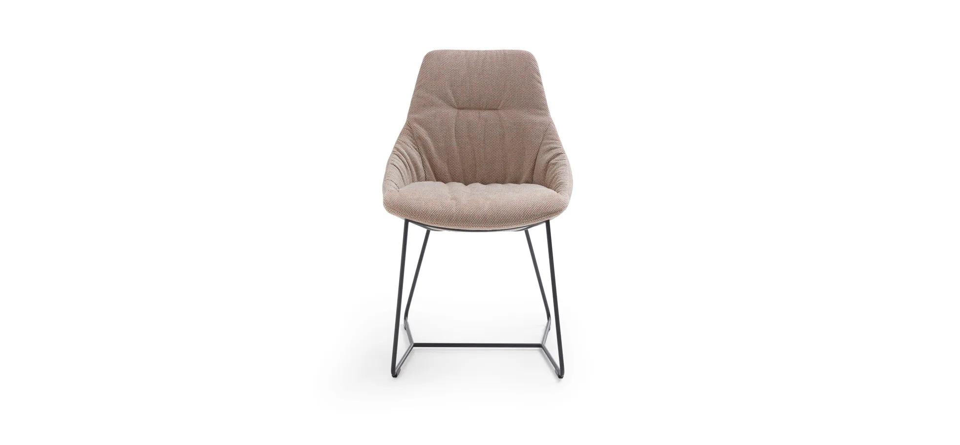 Stuhl Pegara - Stoff, Beige