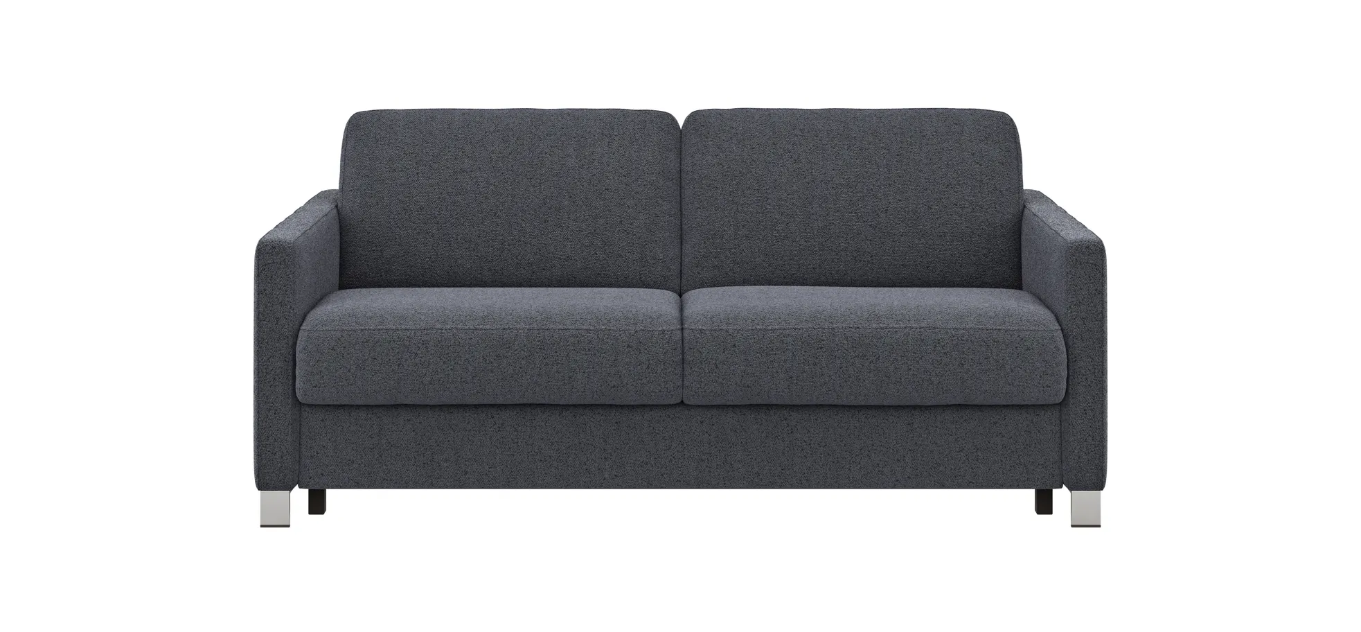Sofa Nuoro - 2,5-Sitzer inkl. Schlaffunktion, Armlehne schmal, Stoff, Eisblau 109131