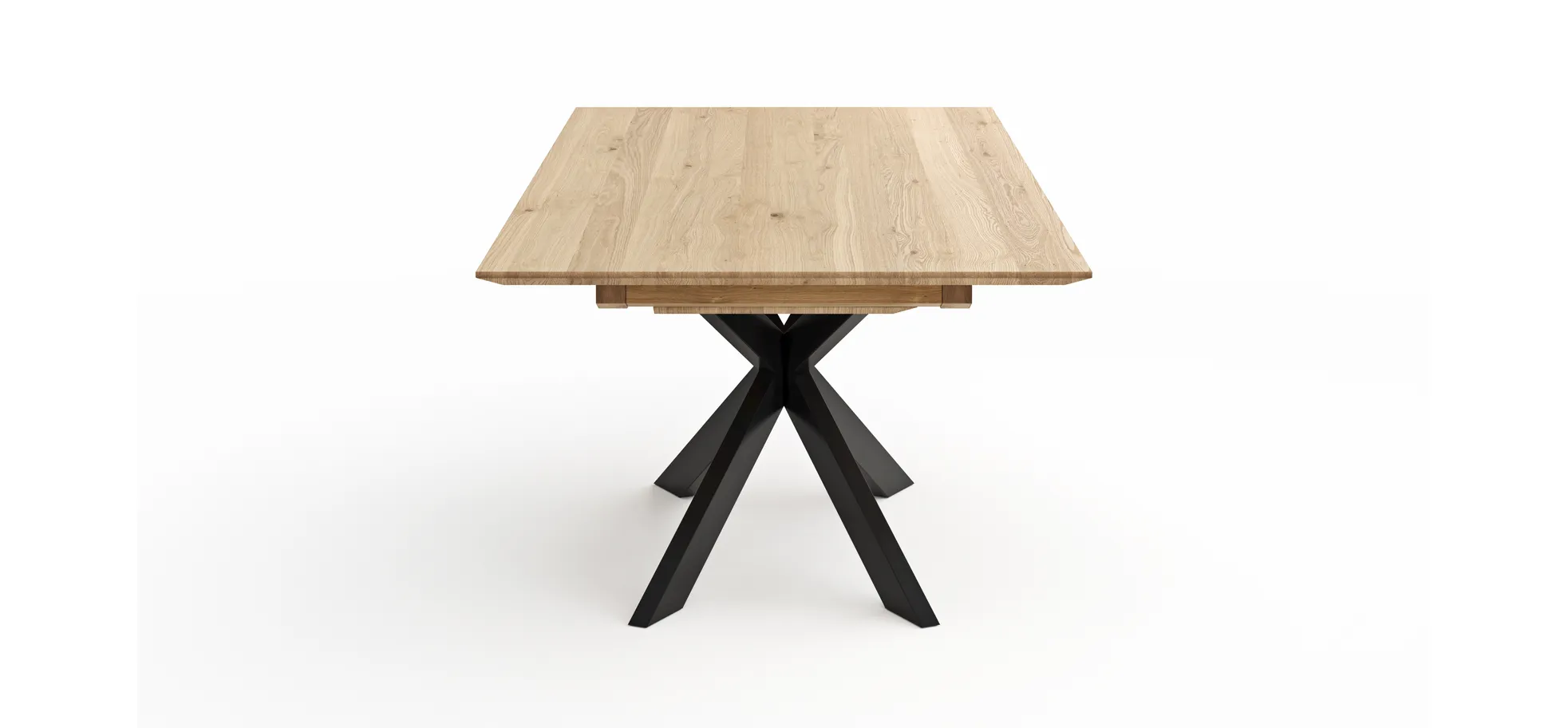 Esstisch Talara Lola - ausziehbar, LB ca. 220x100 cm, Wildeiche Bianco
