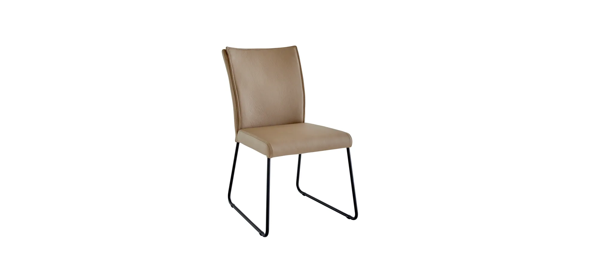 Stuhl Florea - Leder, Kitt 3027572