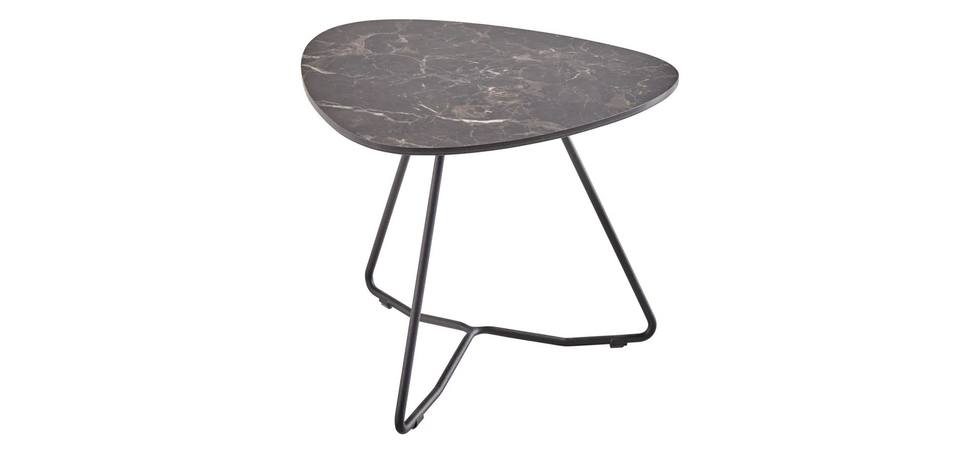 Couchtisch Oliva - LBH ca. 42x40x33 cm, HPL, Anthrazit 9151647