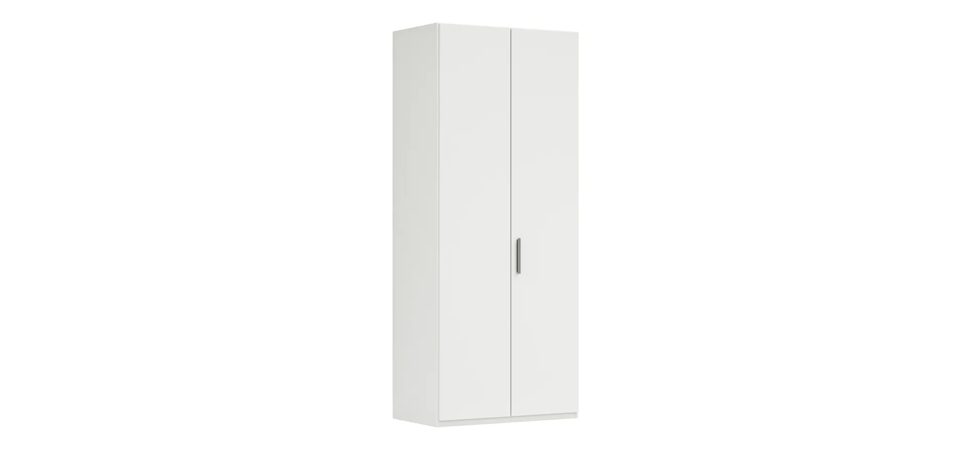 Drehtürenschrank Viana - B. ca. 101 cm, Lack, Weiß 106184