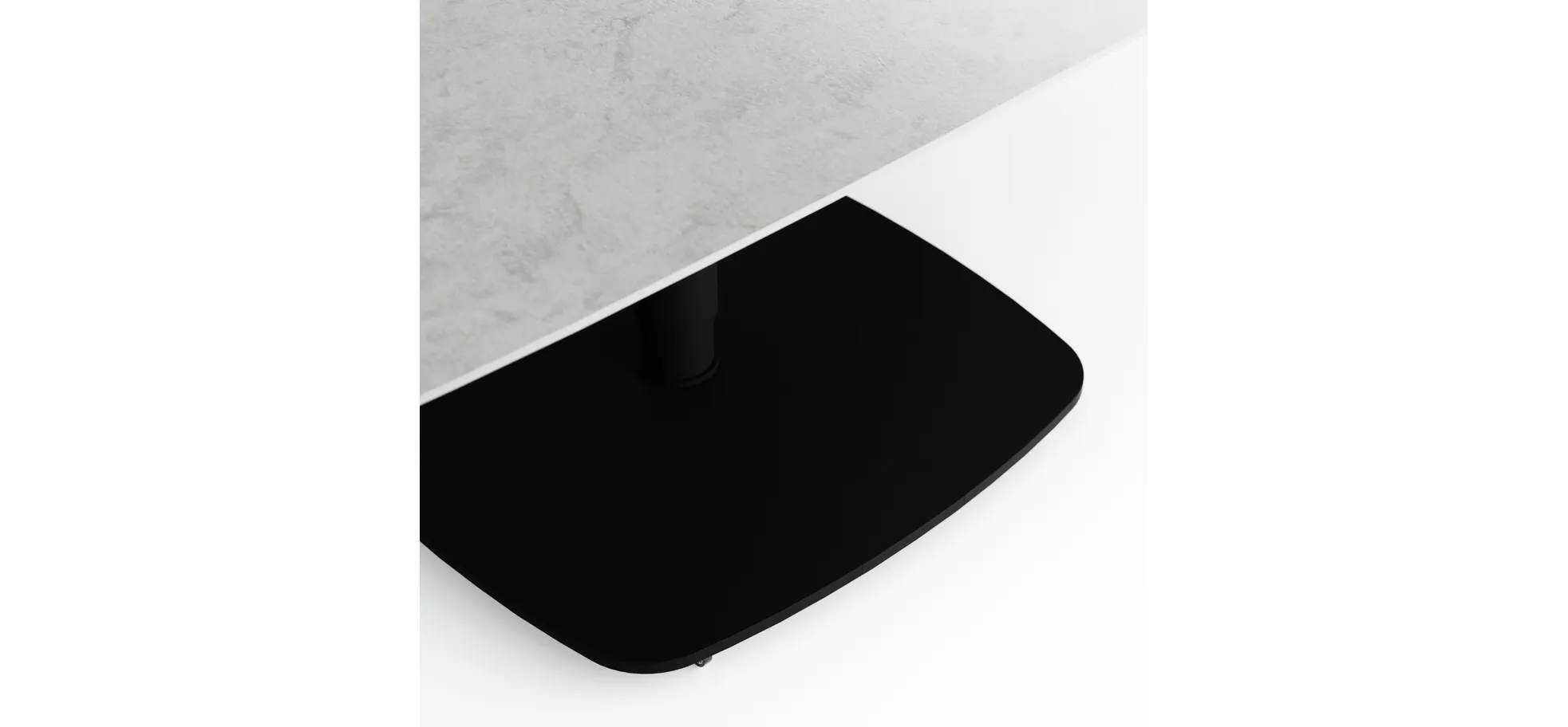 Couchtisch Camas - LBH ca. 100x65x42 cm, Keramik, Creme