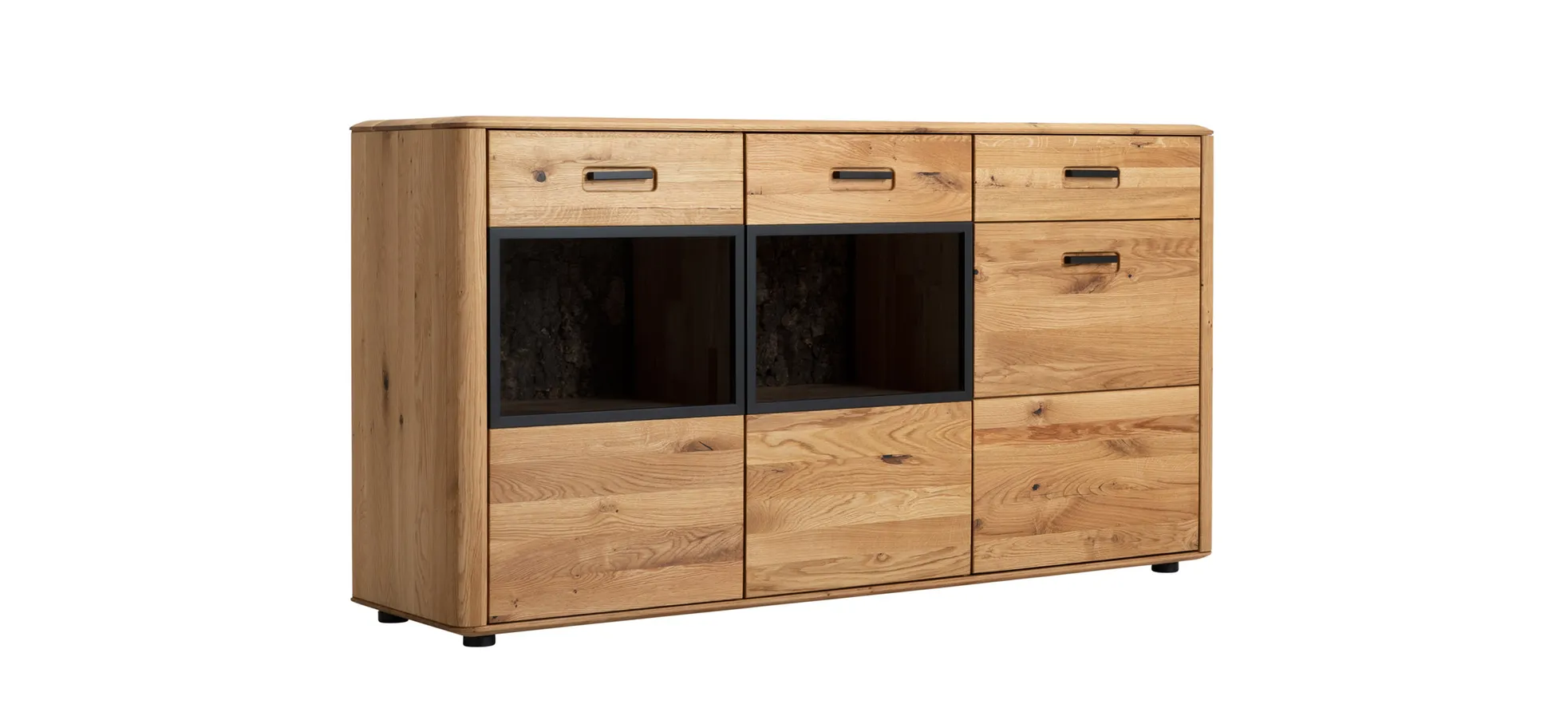 Sideboard Vigo - Wildeiche massiv, Natur geölt 144619