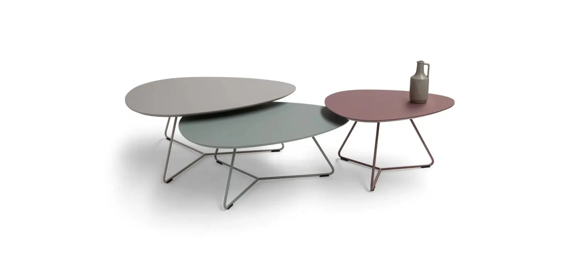 Couchtisch Fano - LBH ca. 67x60x38 cm, Fenix, Dunkelblau