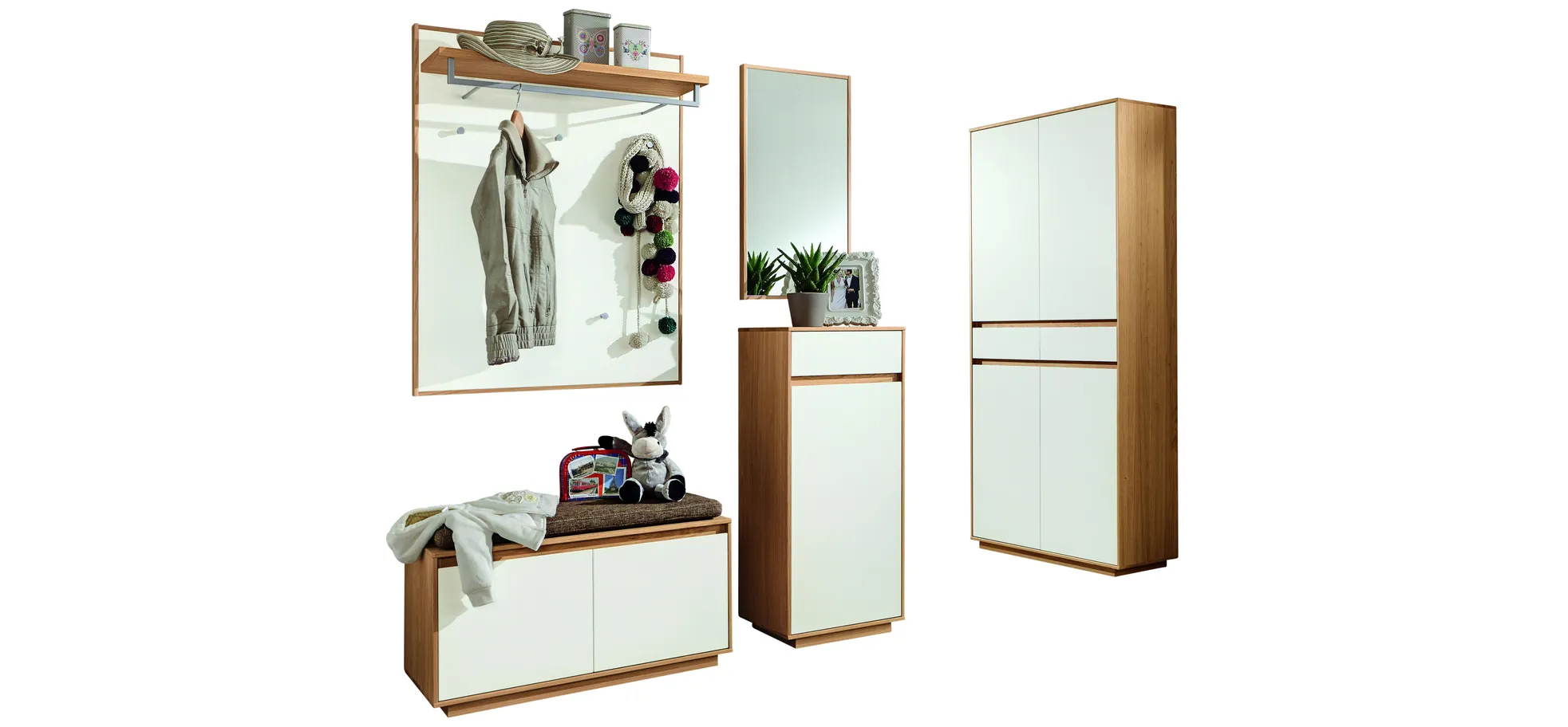 V 100 Garderobe - Eiche bianco