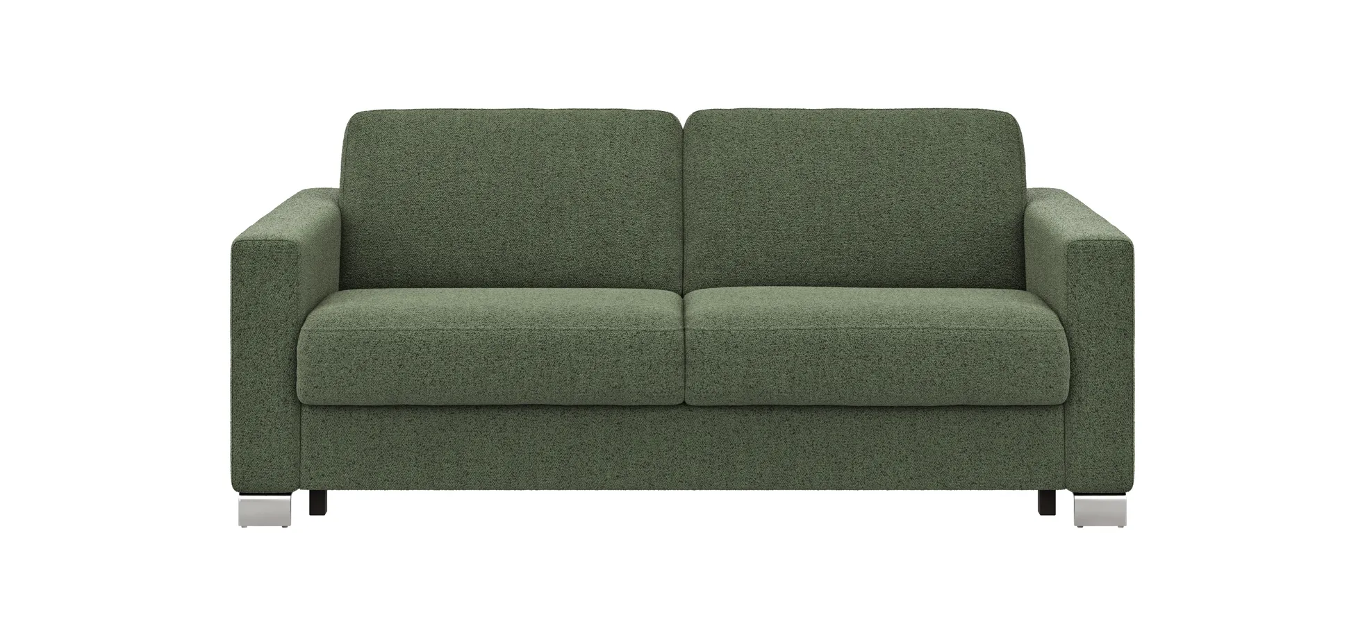 Sofa Nuoro - 2,5-Sitzer inkl. Schlaffunktion, Armlehne 1, Stoff, Olivgrün 120711