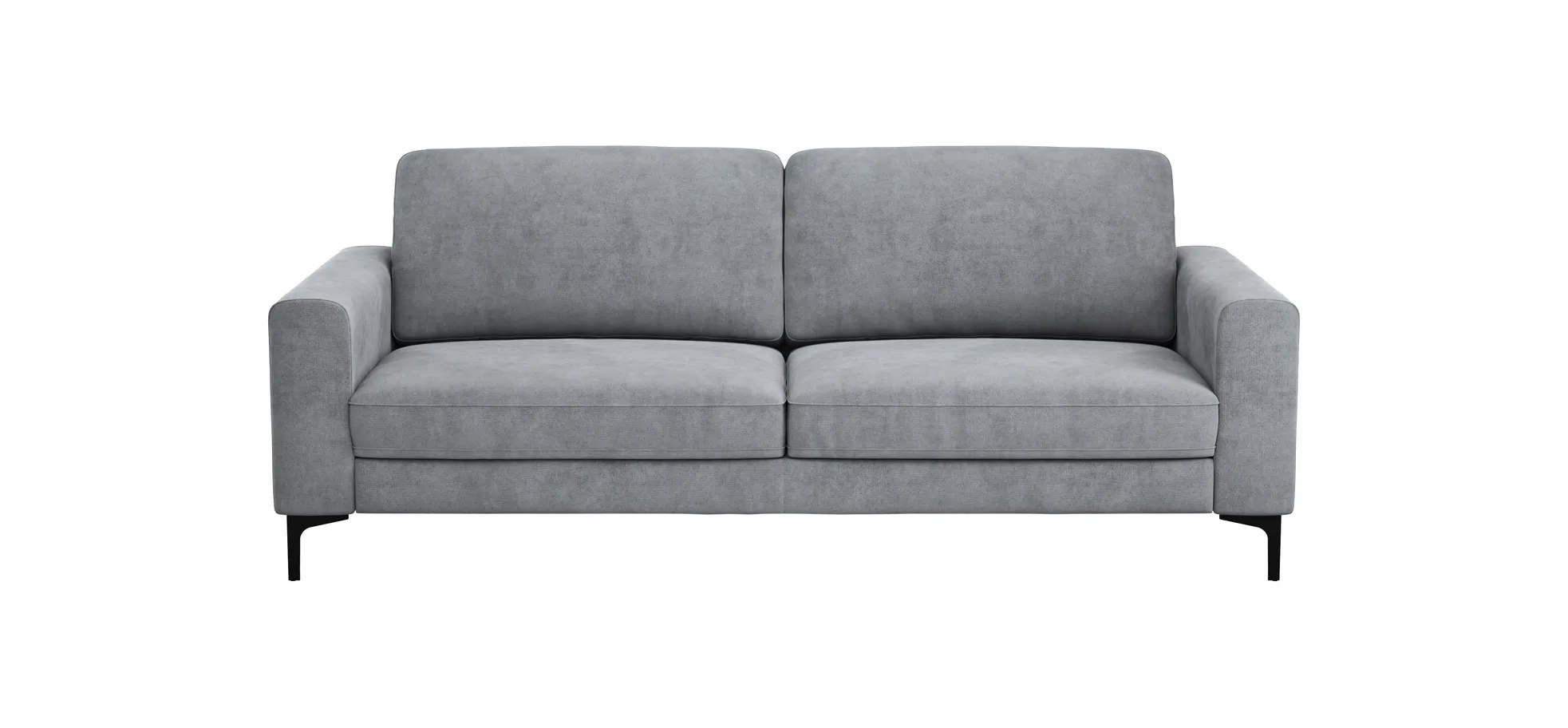 Sofa Oviedo - 3-Sitzer, Stoff, Grau 102358