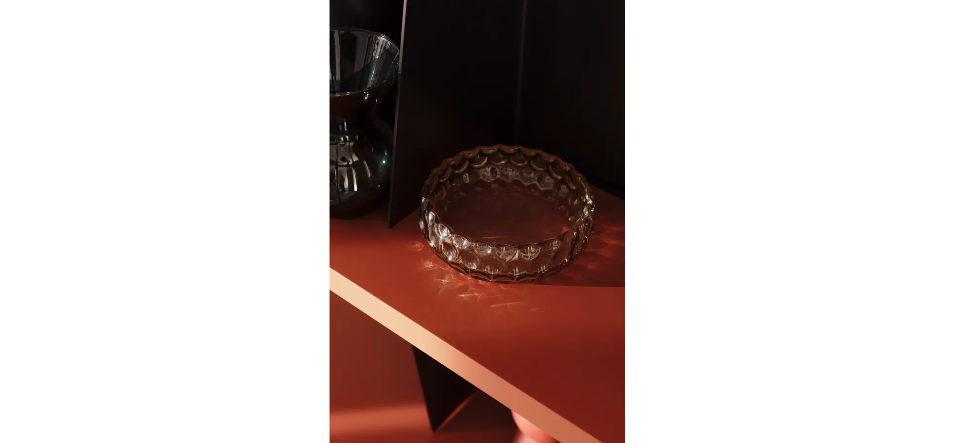 Wandboard Venzone - BHT  108x210x25 cm, Anthrazit, Campari