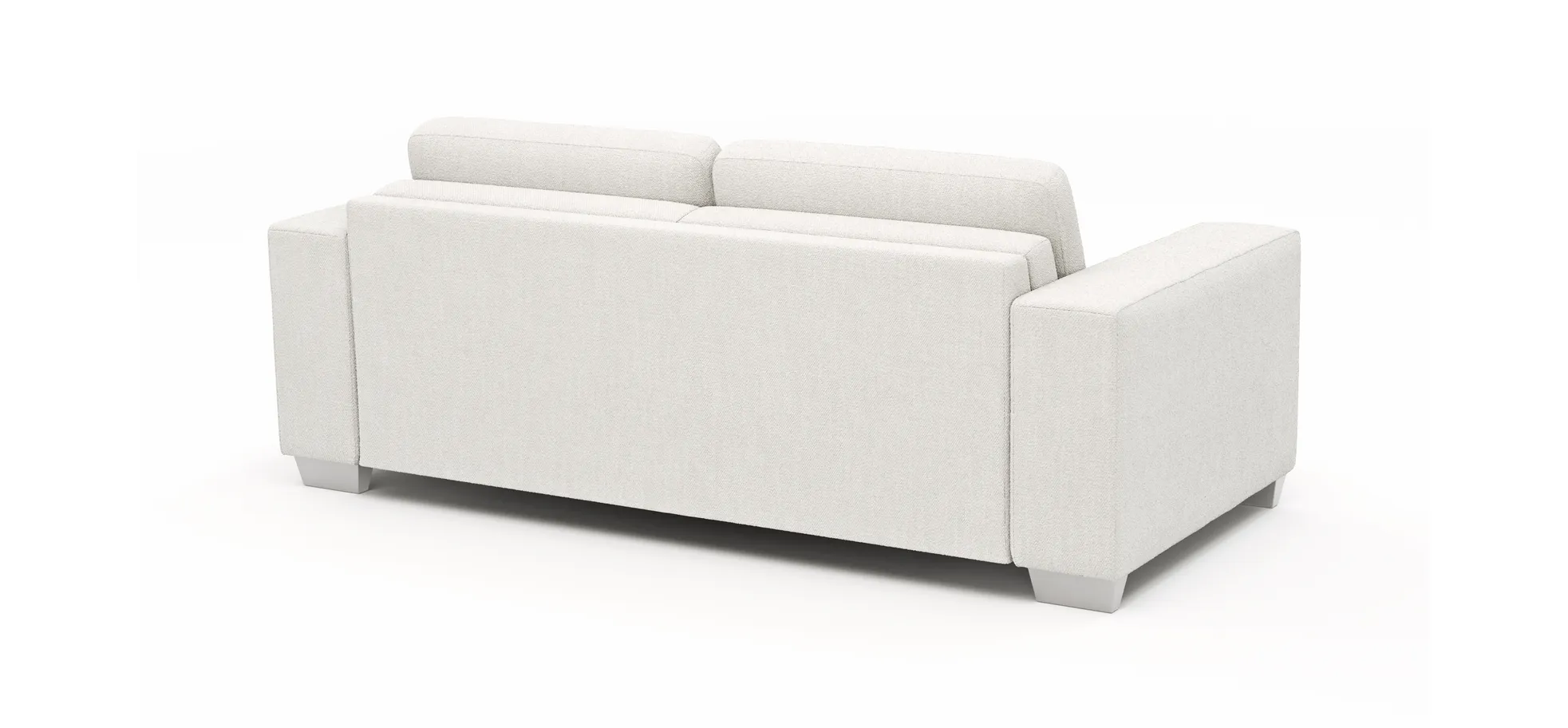 Sofa Nuoro - 2,5-Sitzer inkl. Schlaffunktion, Armlehne breit, Stoff, Natur