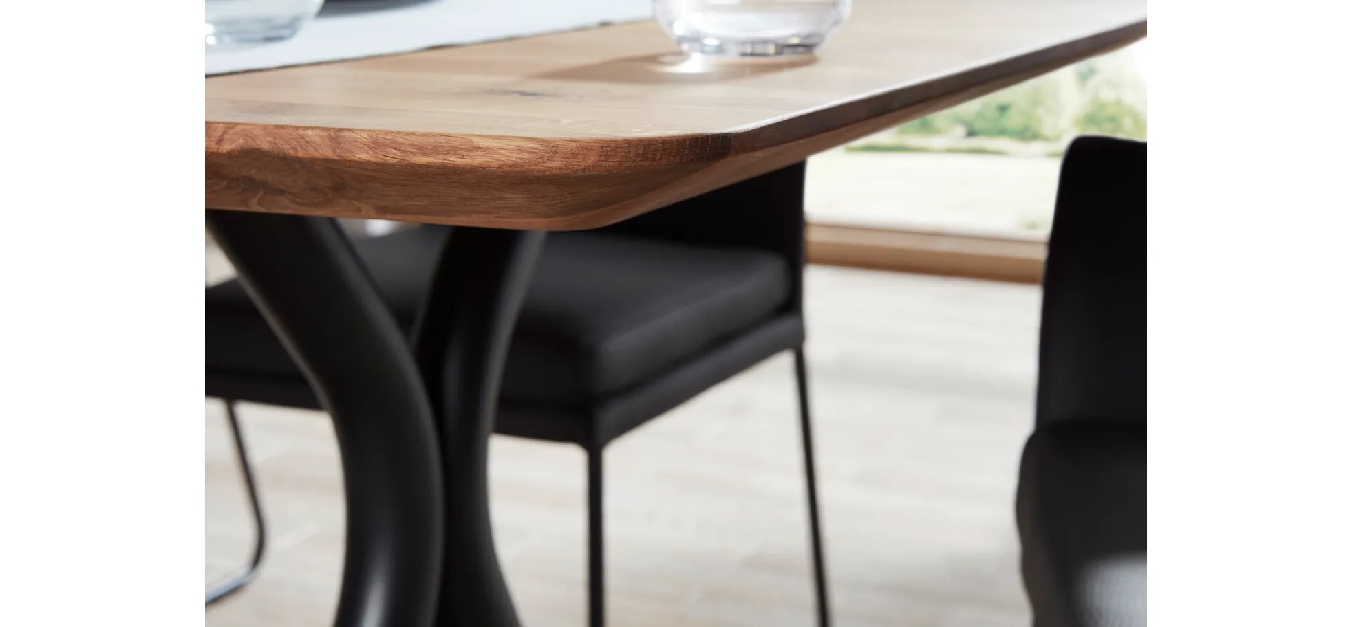 Esstisch 3150 - LB ca. 200x100 cm, Eiche massiv geölt