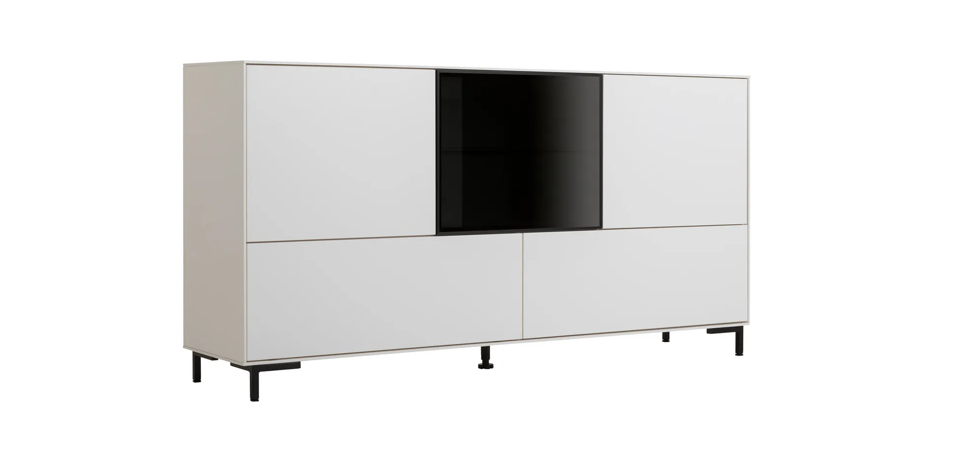 Sideboard Medio - Lack, Weiß 144732