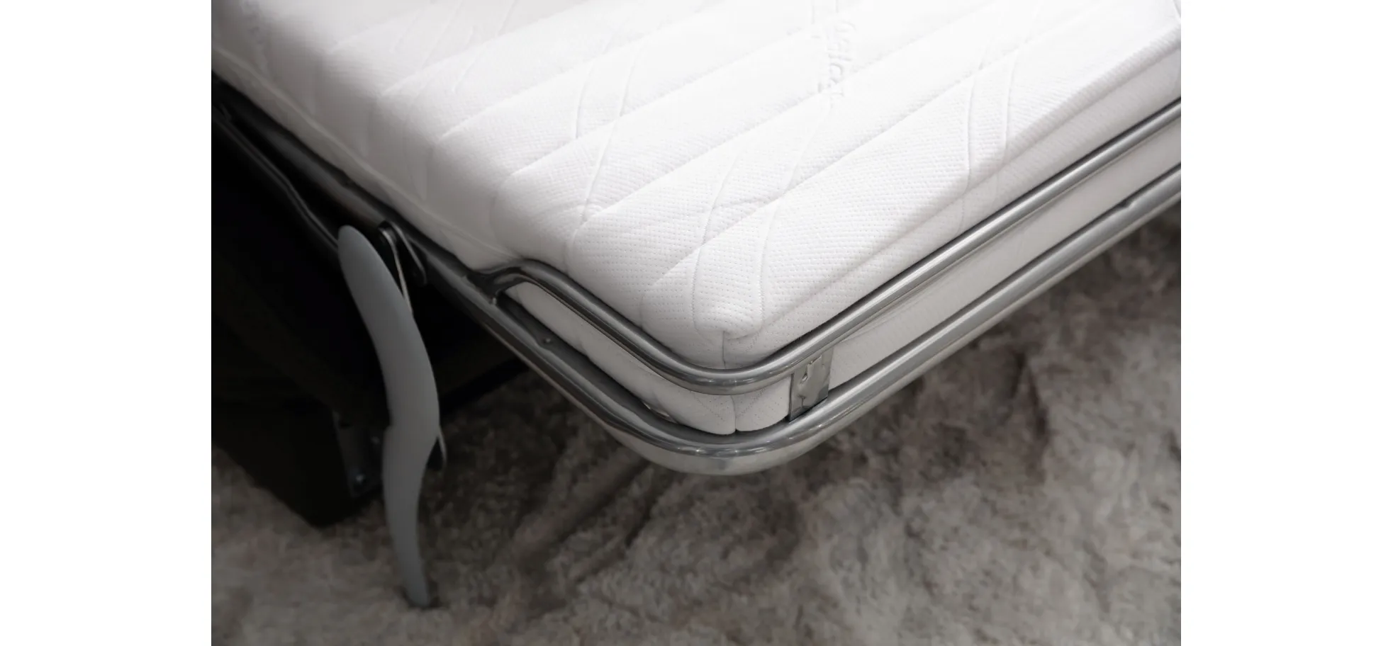 Sofa Nuoro - 3-Sitzer inkl. Schlaffunktion, Stoff, Olivgrün