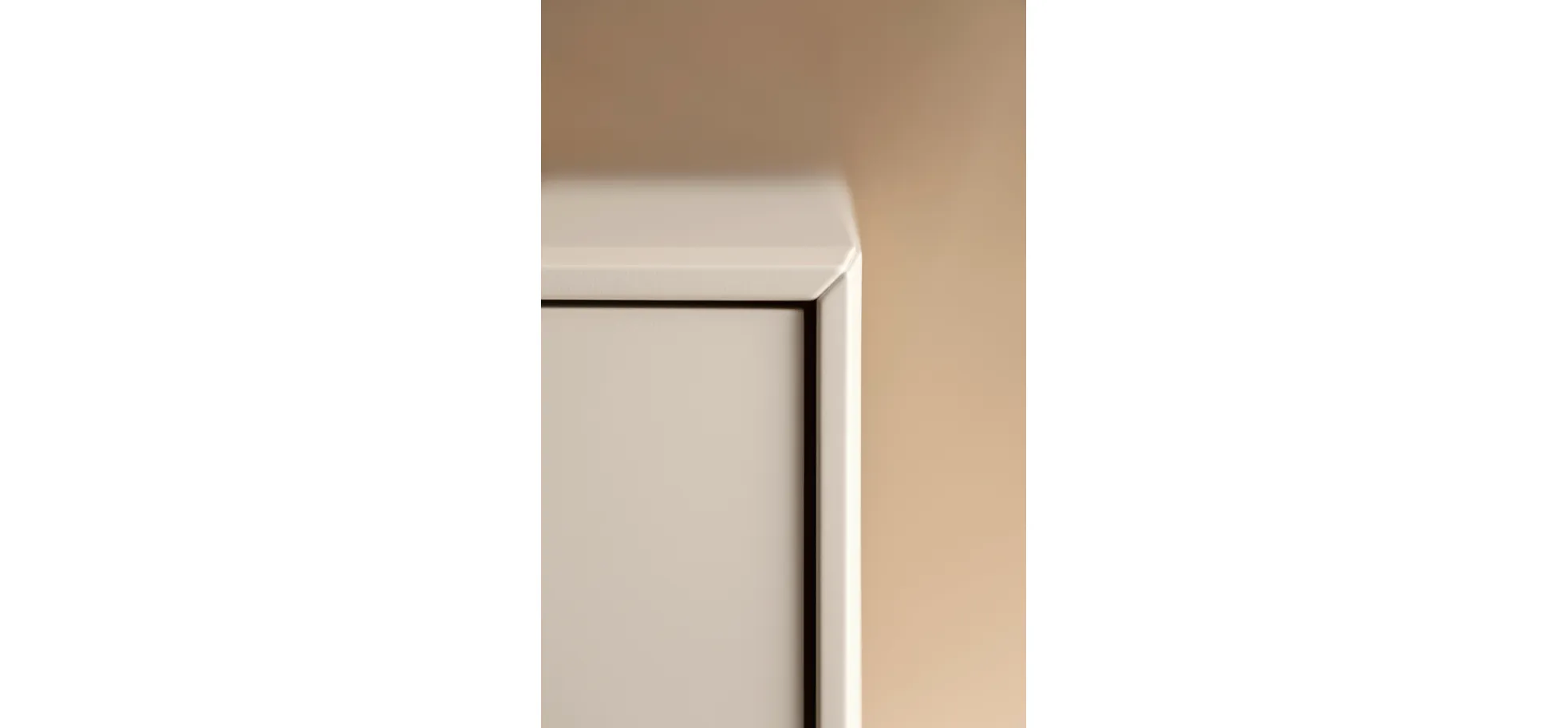 Sideboard Colore - B ca. 200 cm, Lack, Weiß