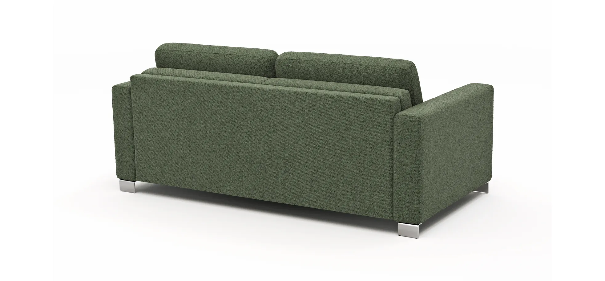 Sofa Nuoro - 2,5-Sitzer inkl. Schlaffunktion, Armlehne 1, Stoff, Olivgrün