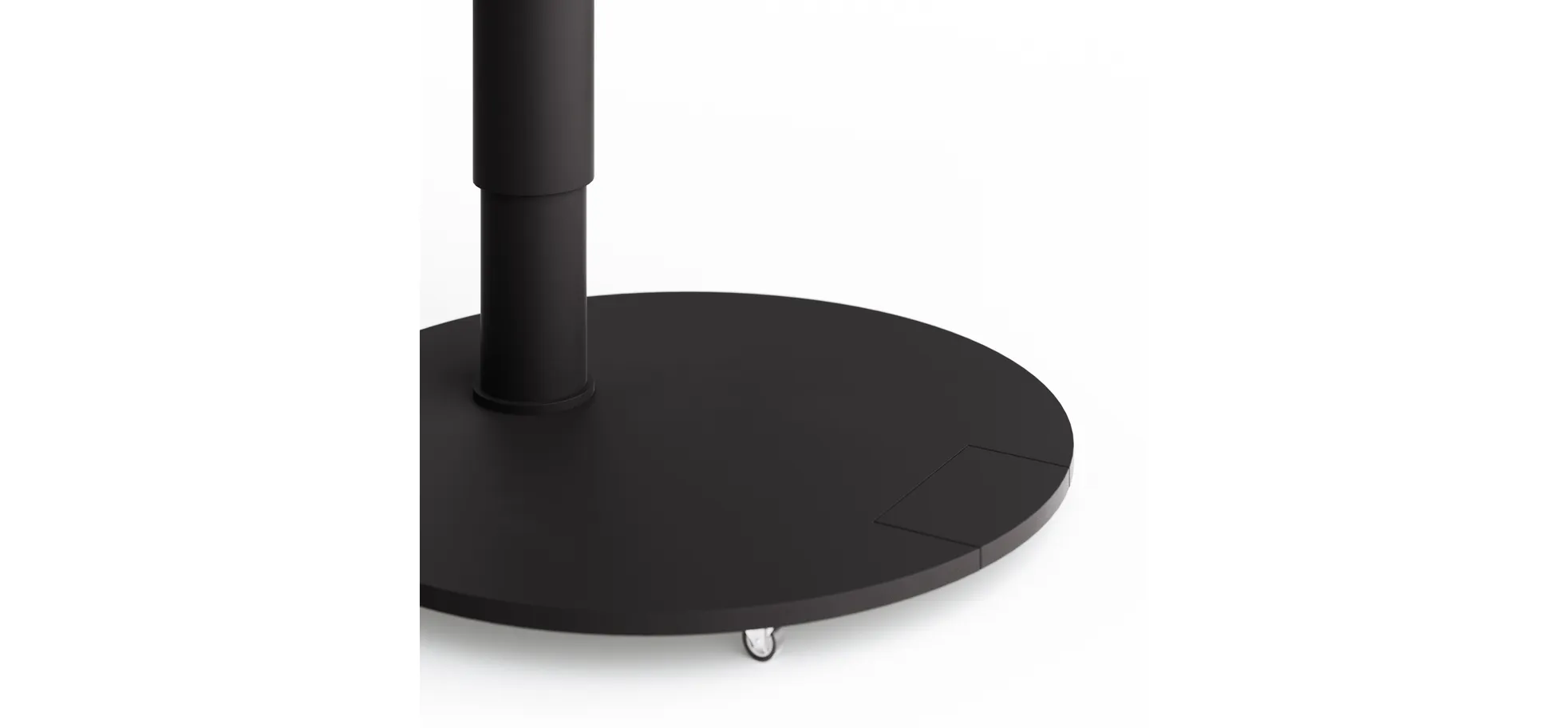 Beistelltisch Camas - LBH ca. 50x50x48 cm, Keramik schwarz