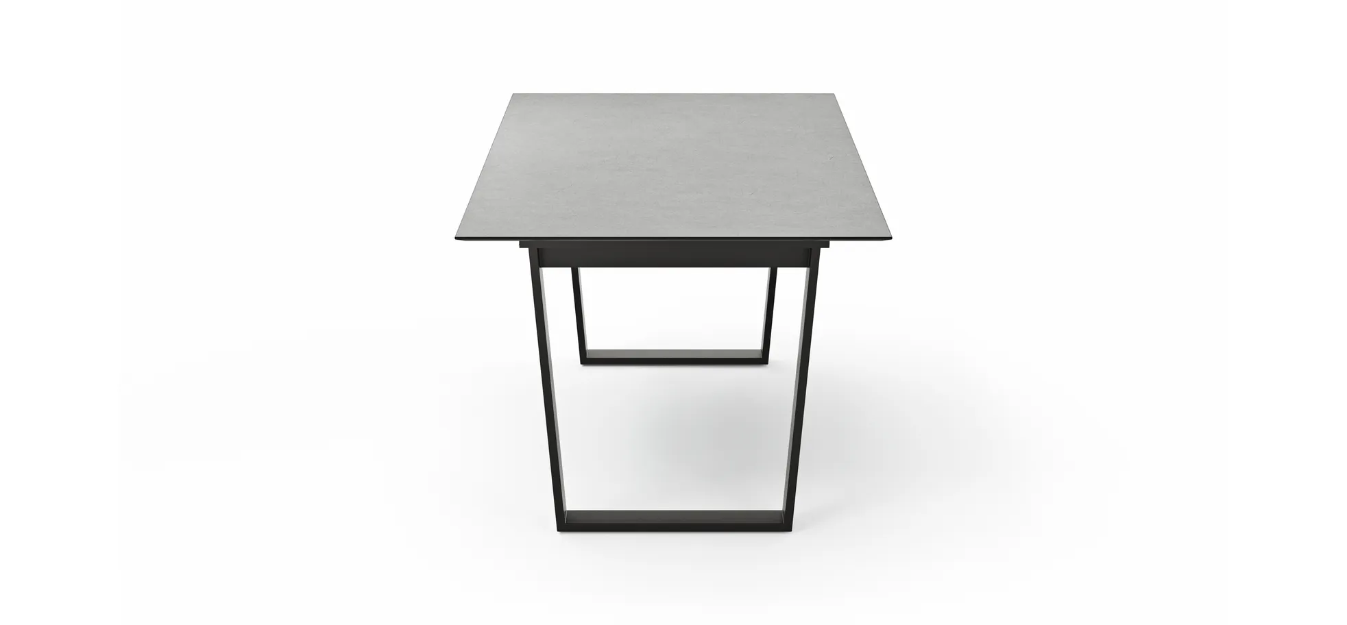 Esstisch Dinner - LB ca. 200x95 cm, Kunststoff, Hellgrau